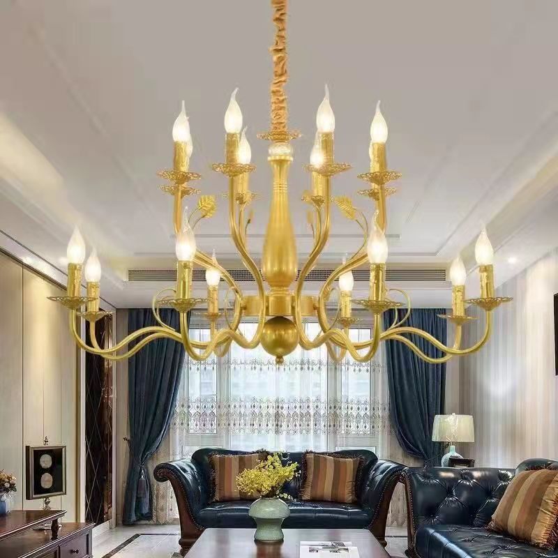Silva Chandelier Rustic Glass Living Room Bedroom - Neutral Decor
