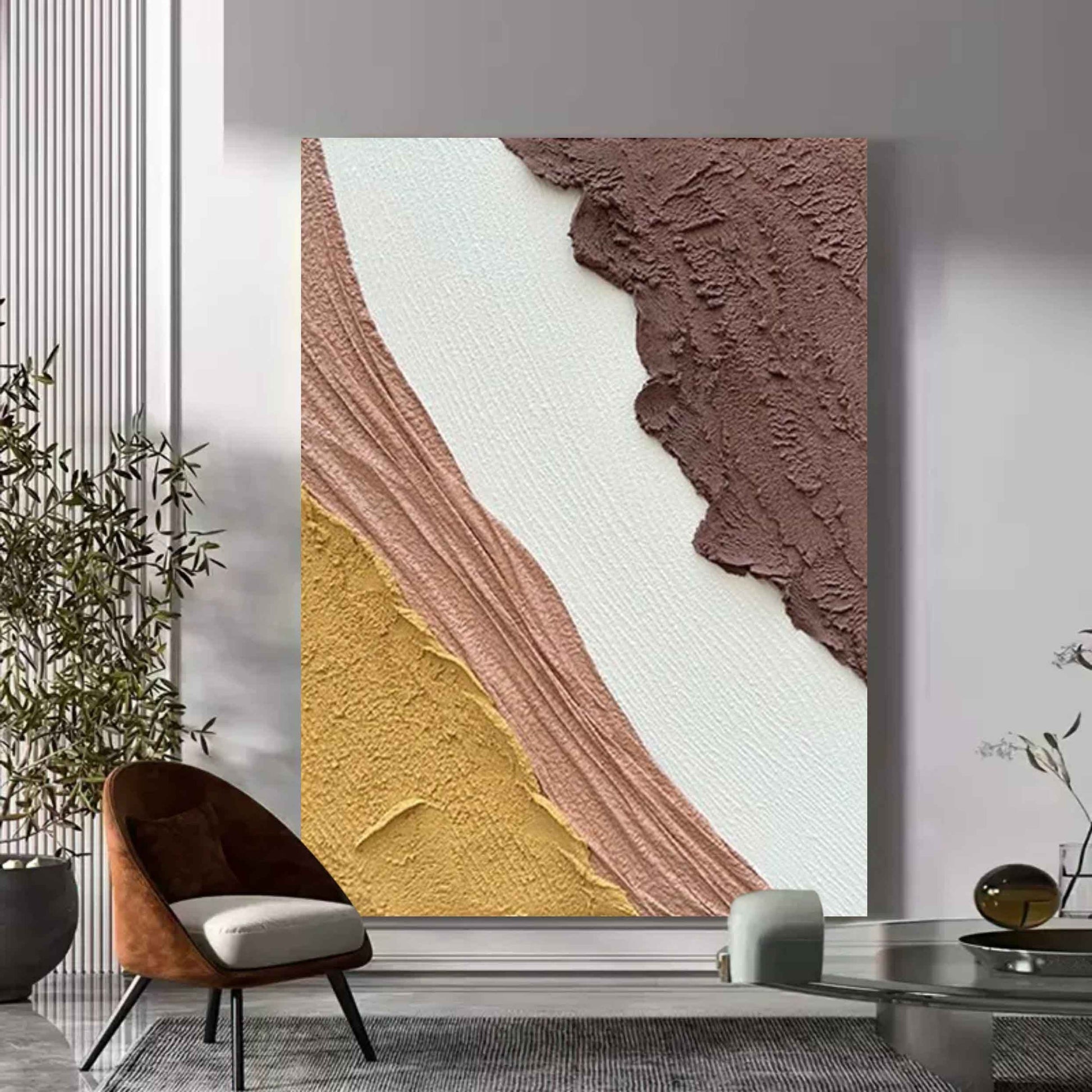 Plaster Art Texture Painting SG192 - Neutralighting