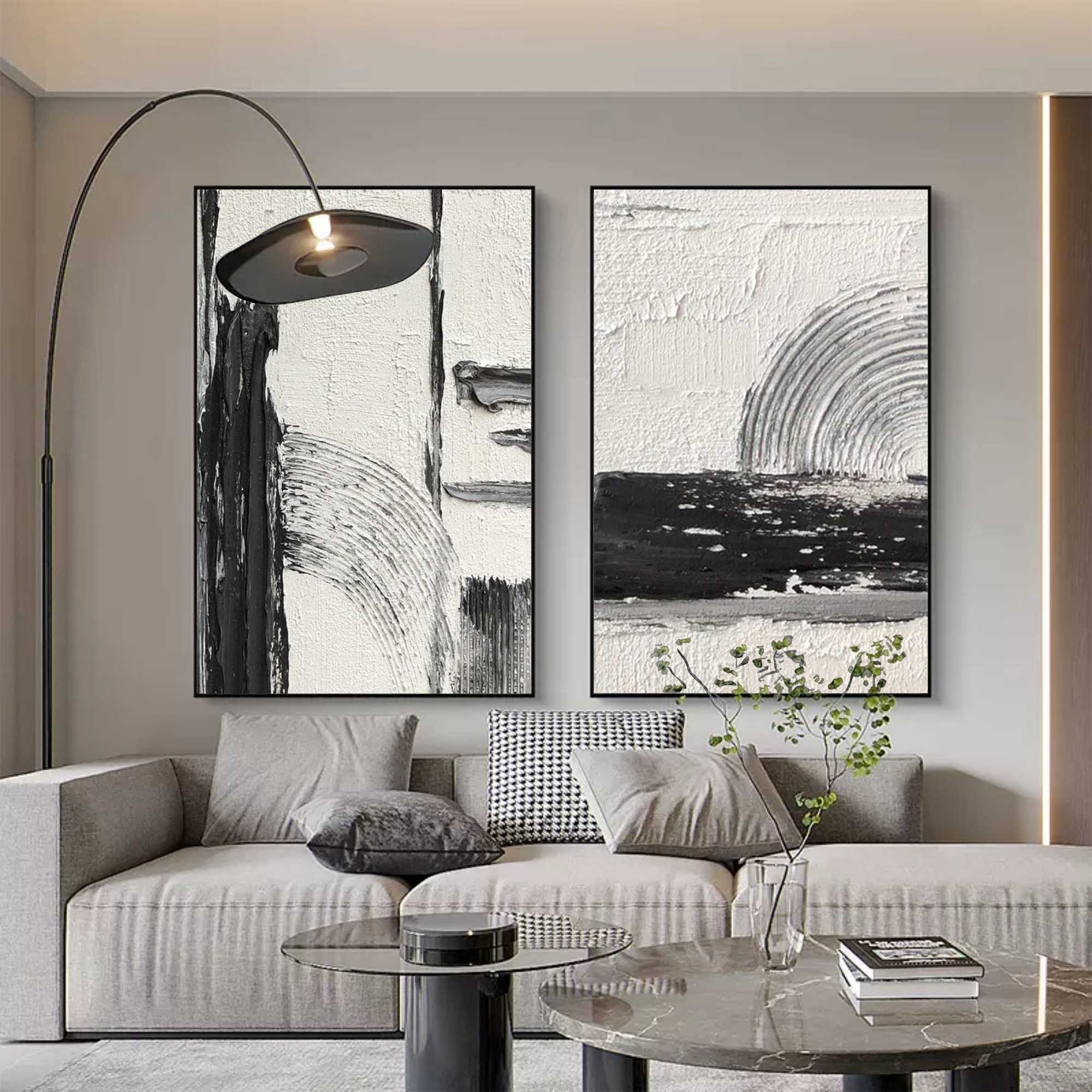 Abstract Painting Set Of 2 SP112 - Neutralighting