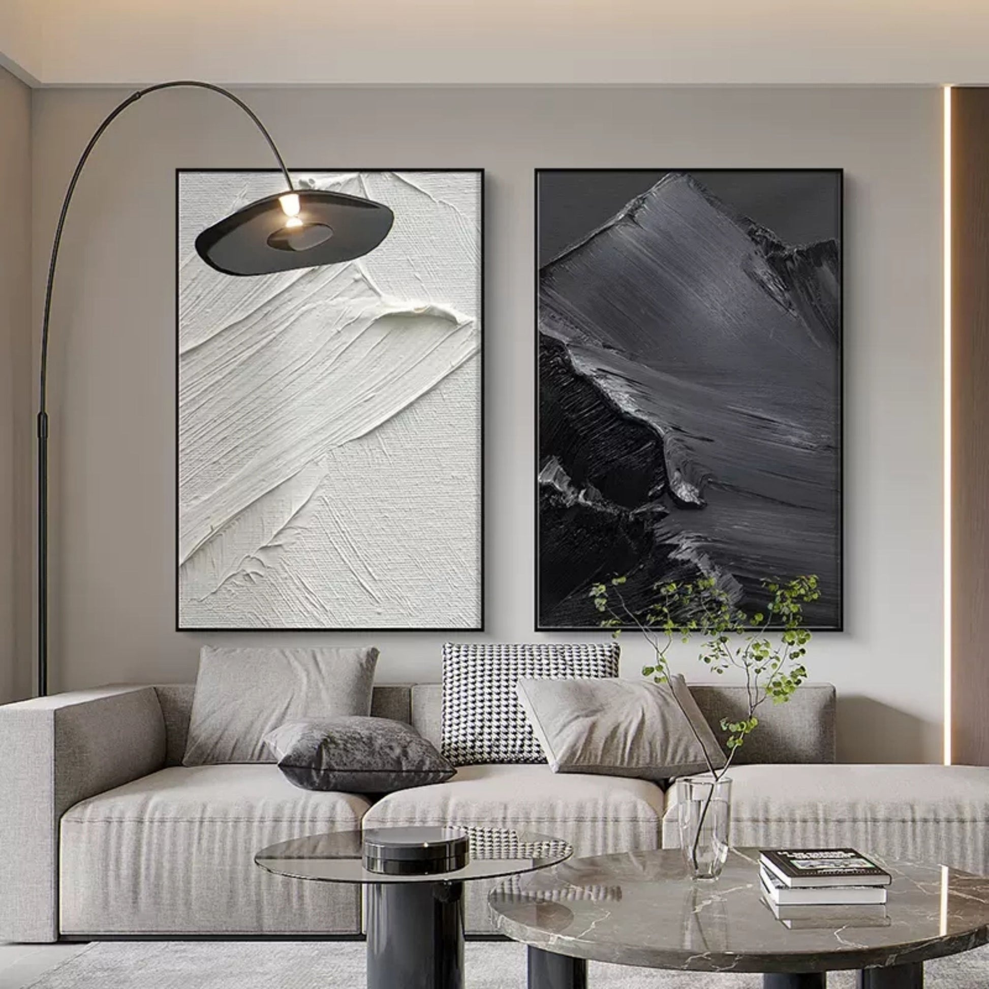Abstract Painting Set Of 2 SP024 - Neutralighting