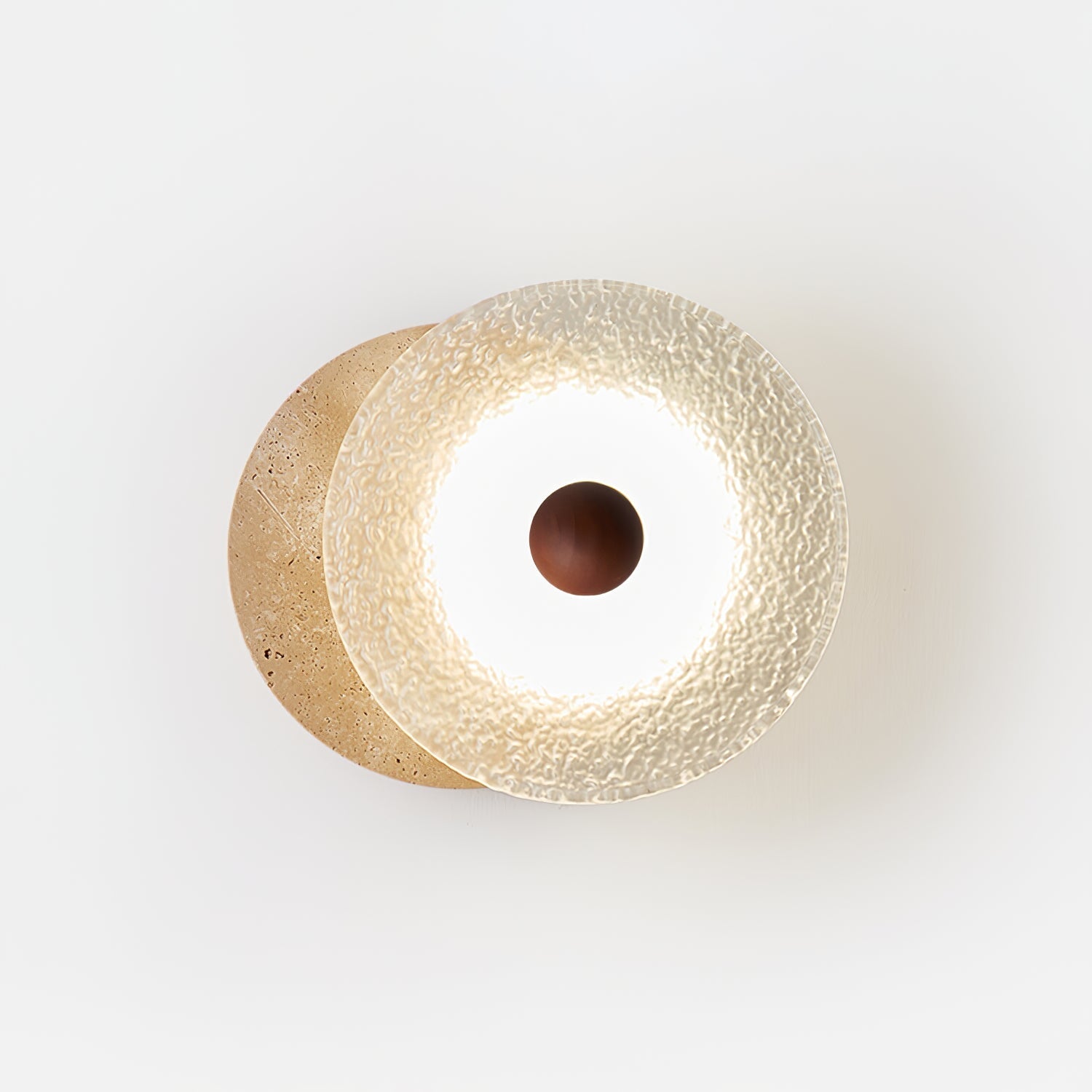 Olivia Travertine Wall Light-Neutral Decor
