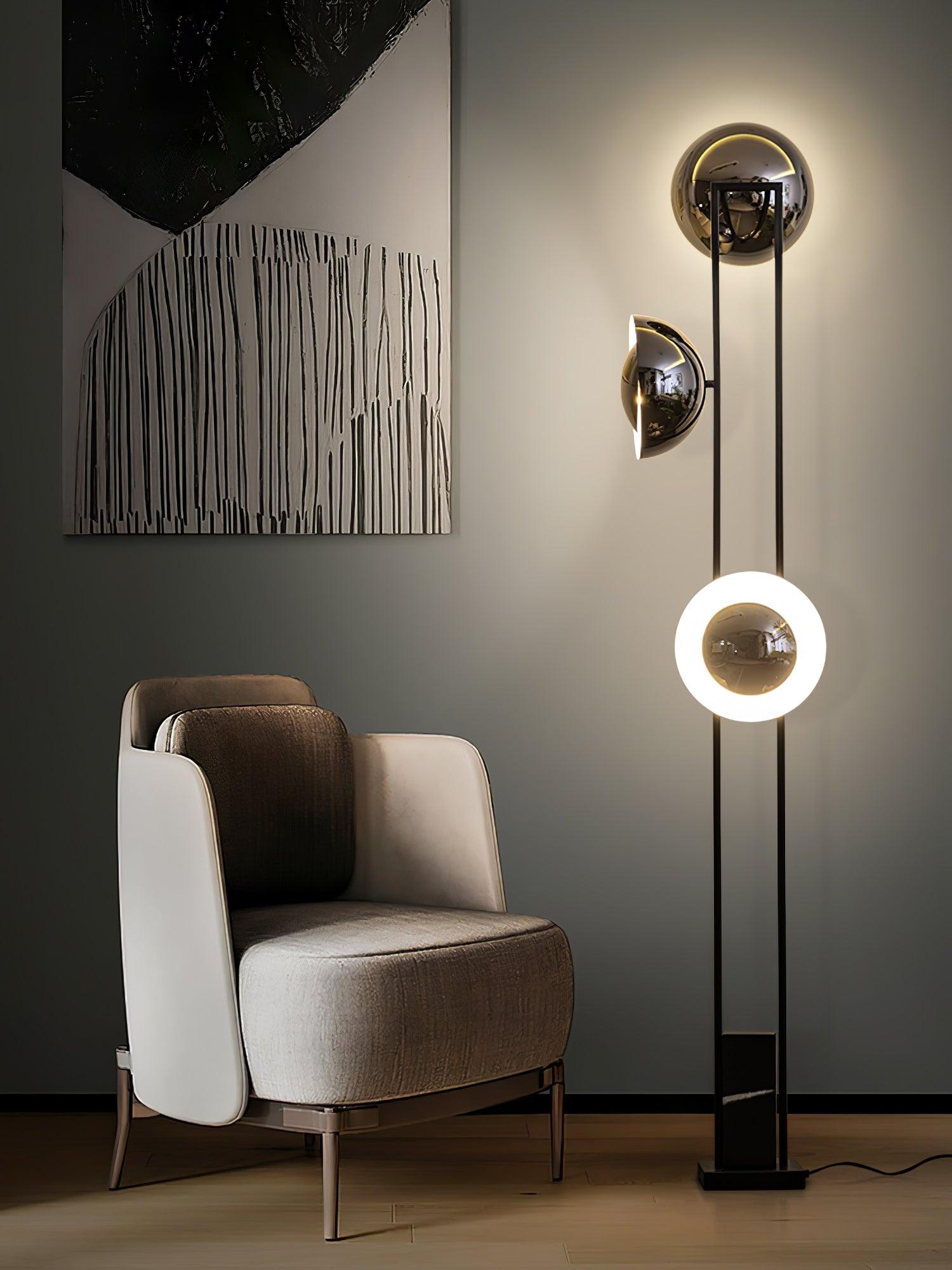 Alio Modern Marble Floor Lamp-Neutral Decor