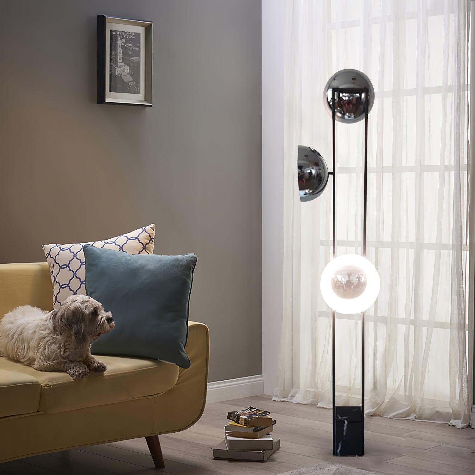 Alio Modern Marble Floor Lamp-Neutral Decor