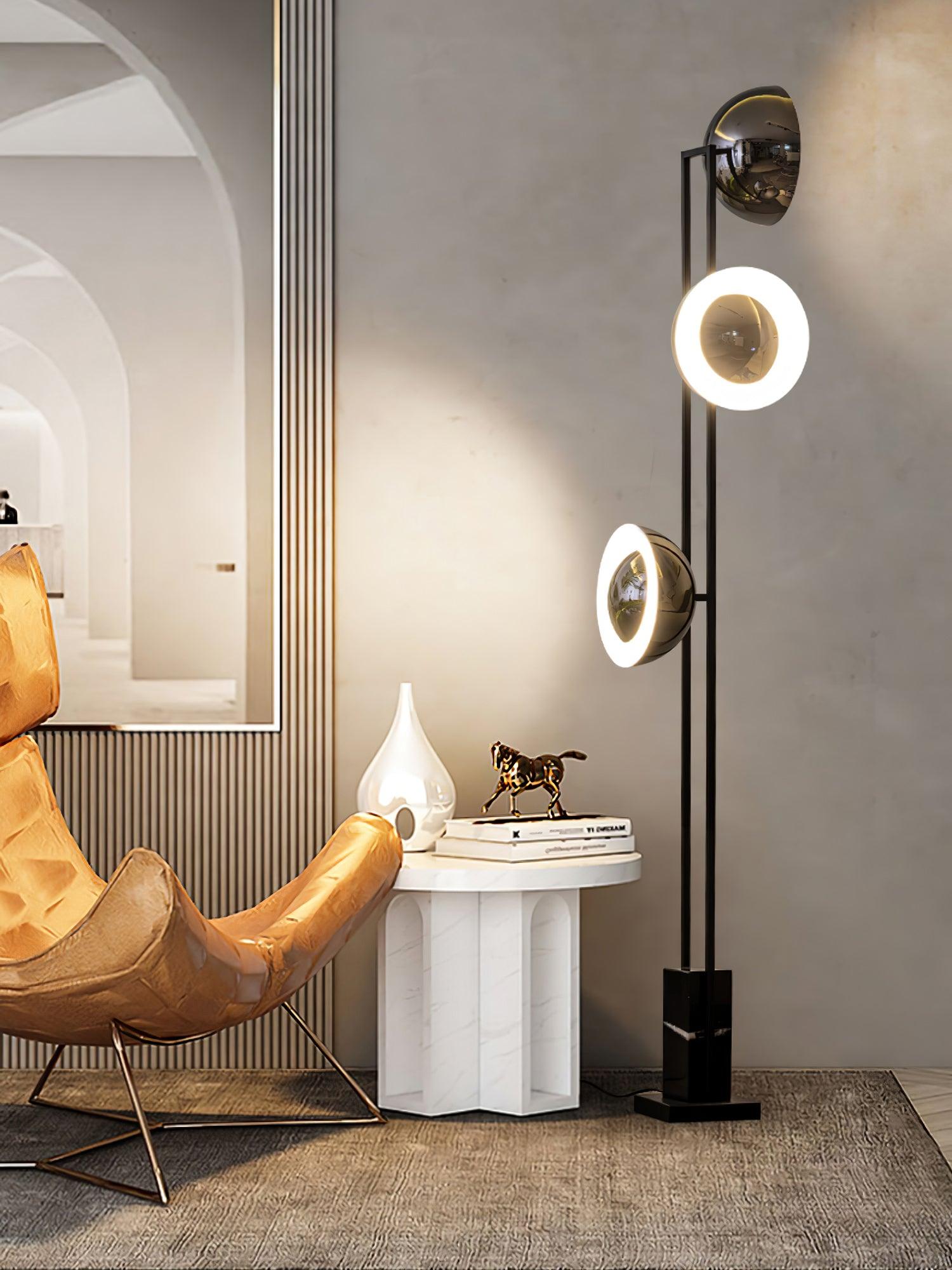 Alio Modern Marble Floor Lamp-Neutral Decor