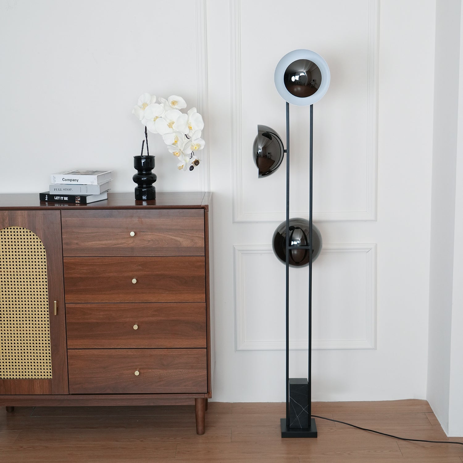 Alio Modern Marble Floor Lamp-Neutral Decor