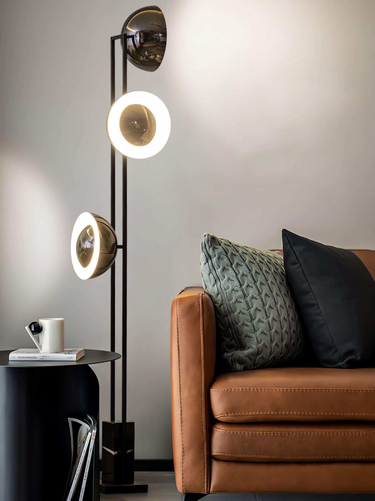 Alio Modern Marble Floor Lamp-Neutral Decor