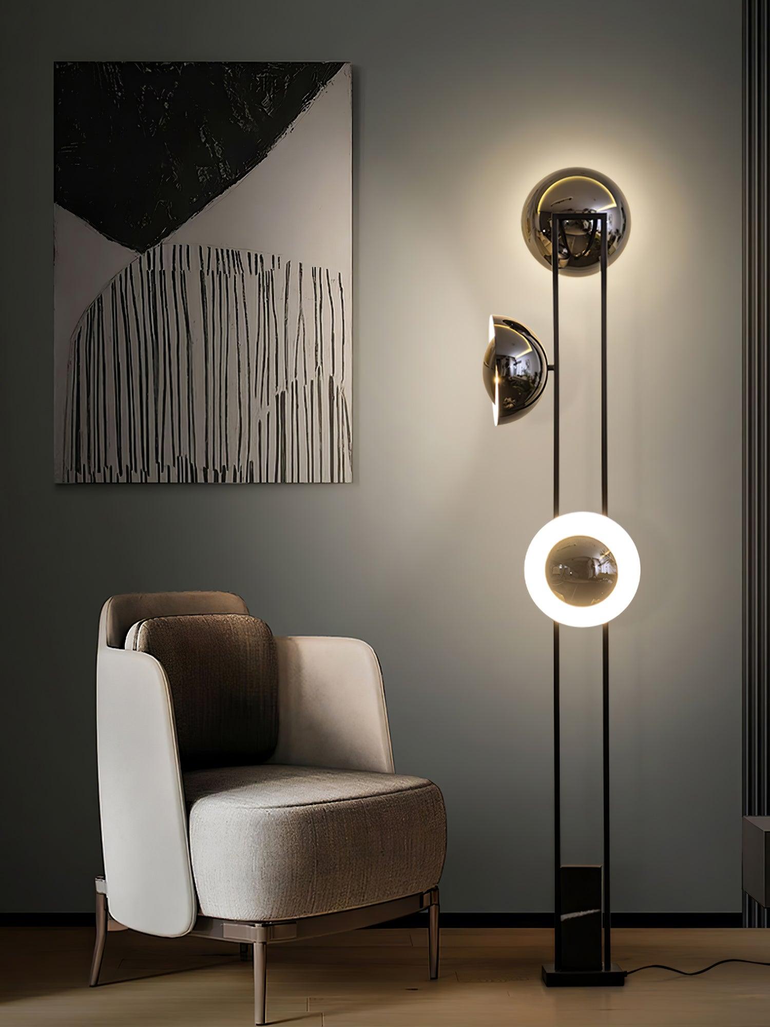 Alio Modern Marble Floor Lamp-Neutral Decor