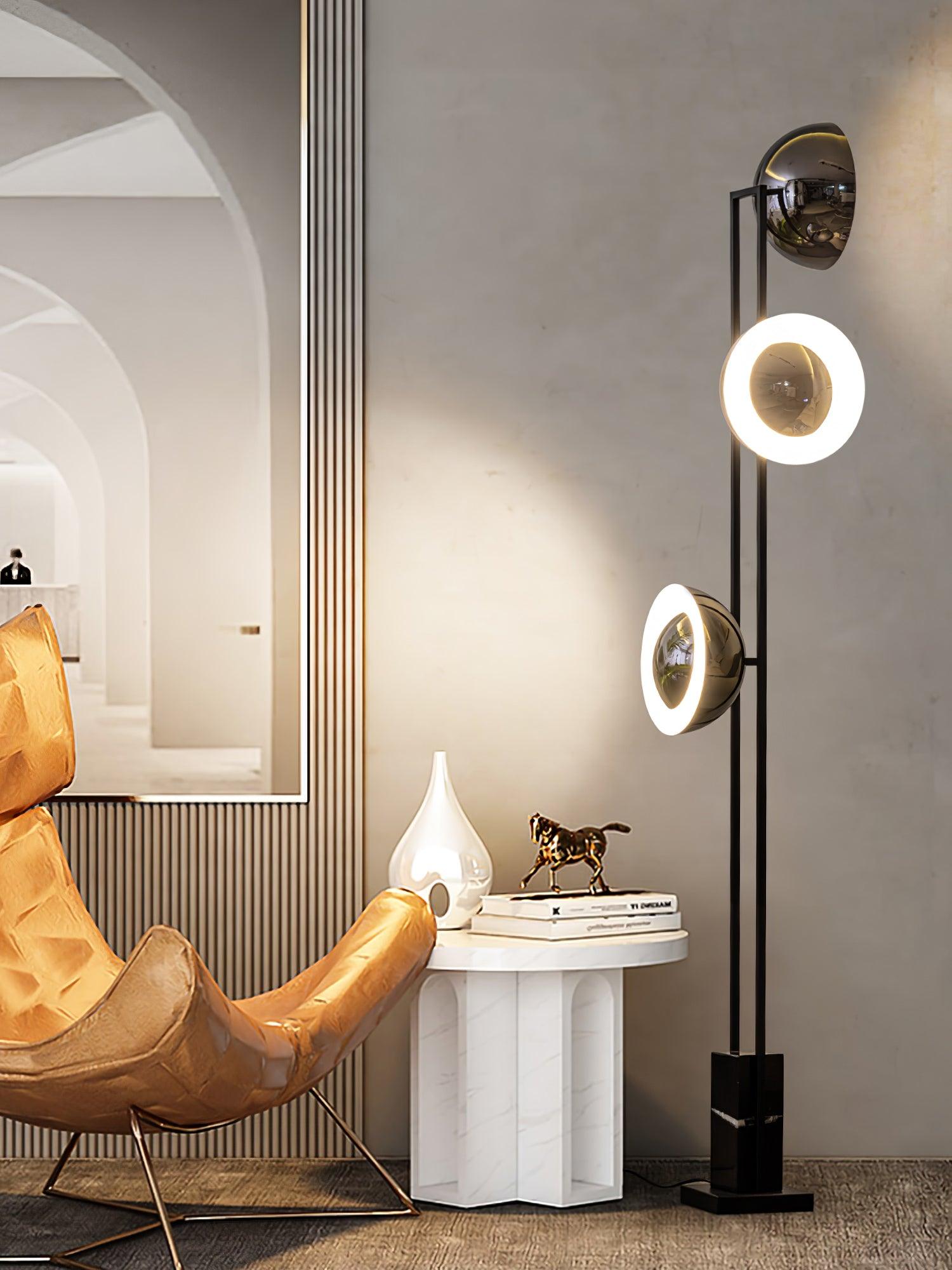 Alio Modern Marble Floor Lamp-Neutral Decor