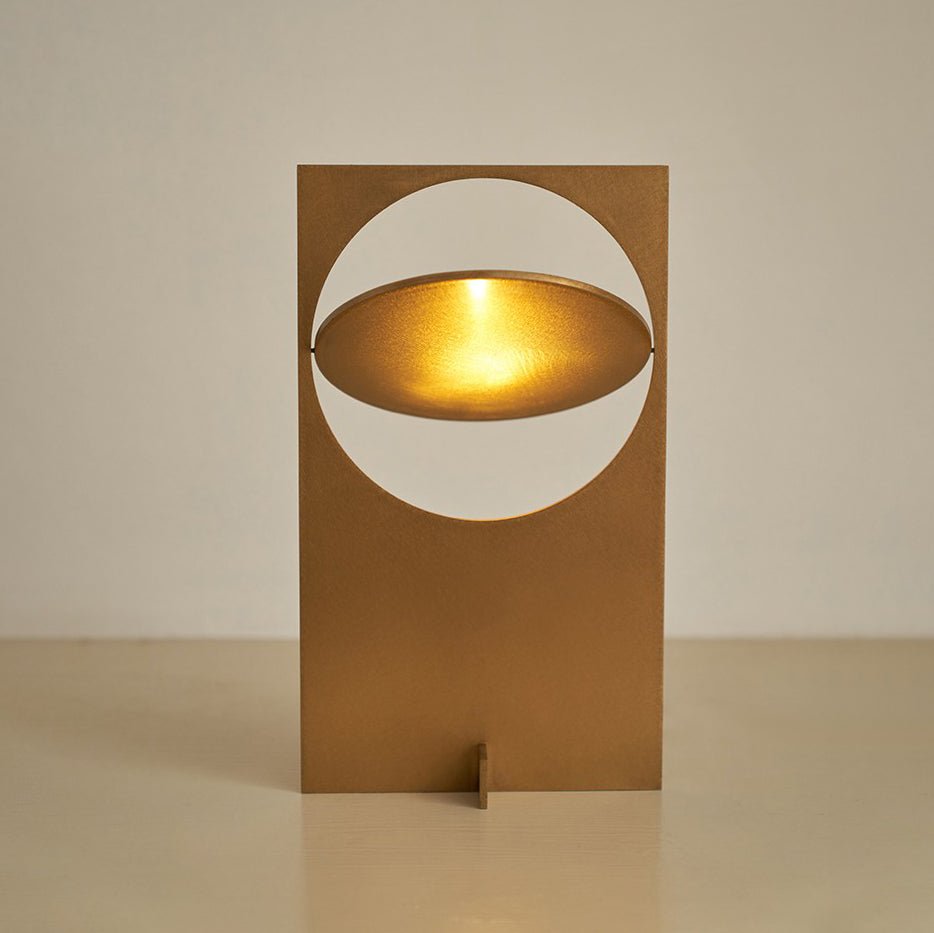 Sixor Steel Futuristic Table Lamp-Neutral Decor