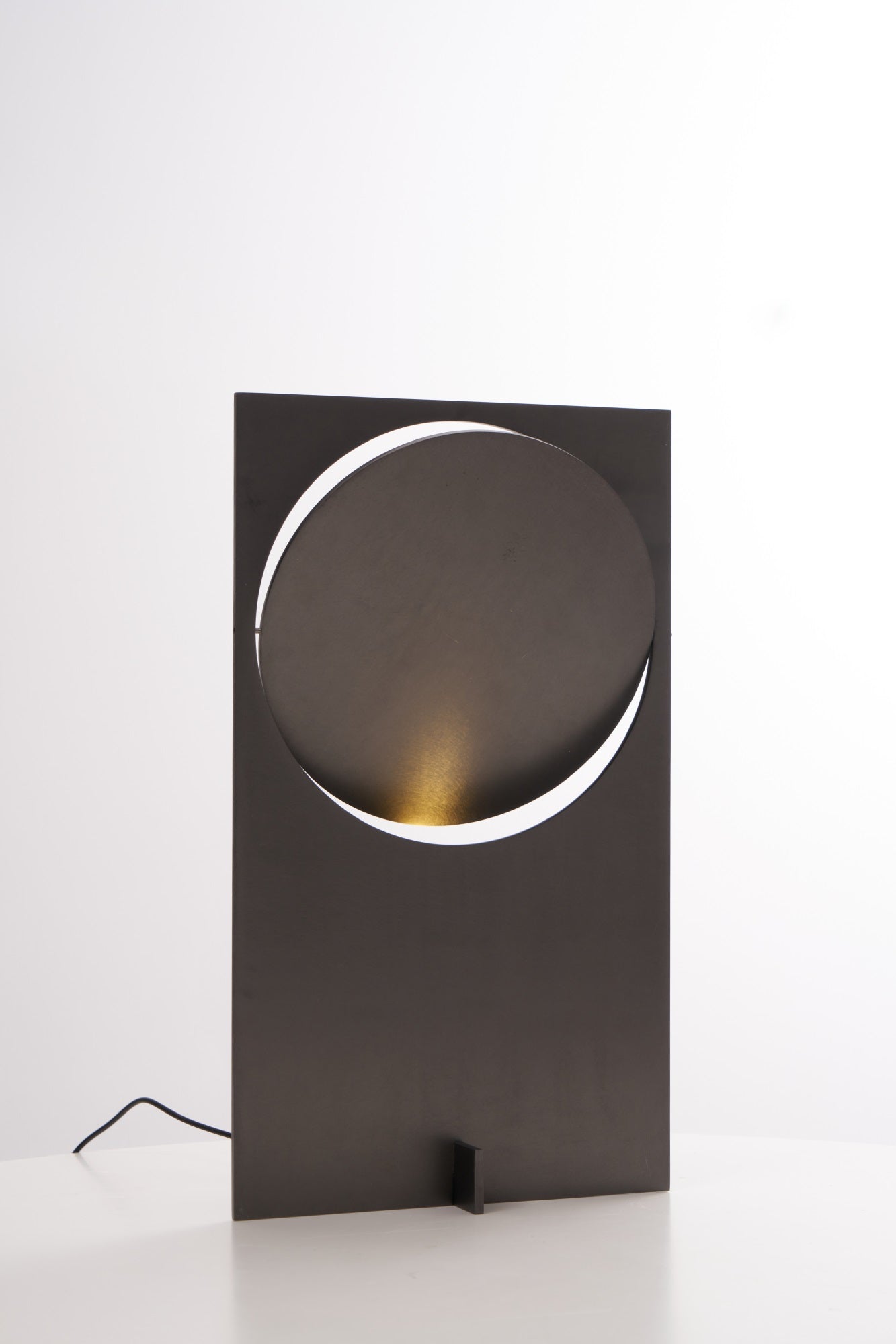 Sixor Steel Futuristic Table Lamp-Neutral Decor