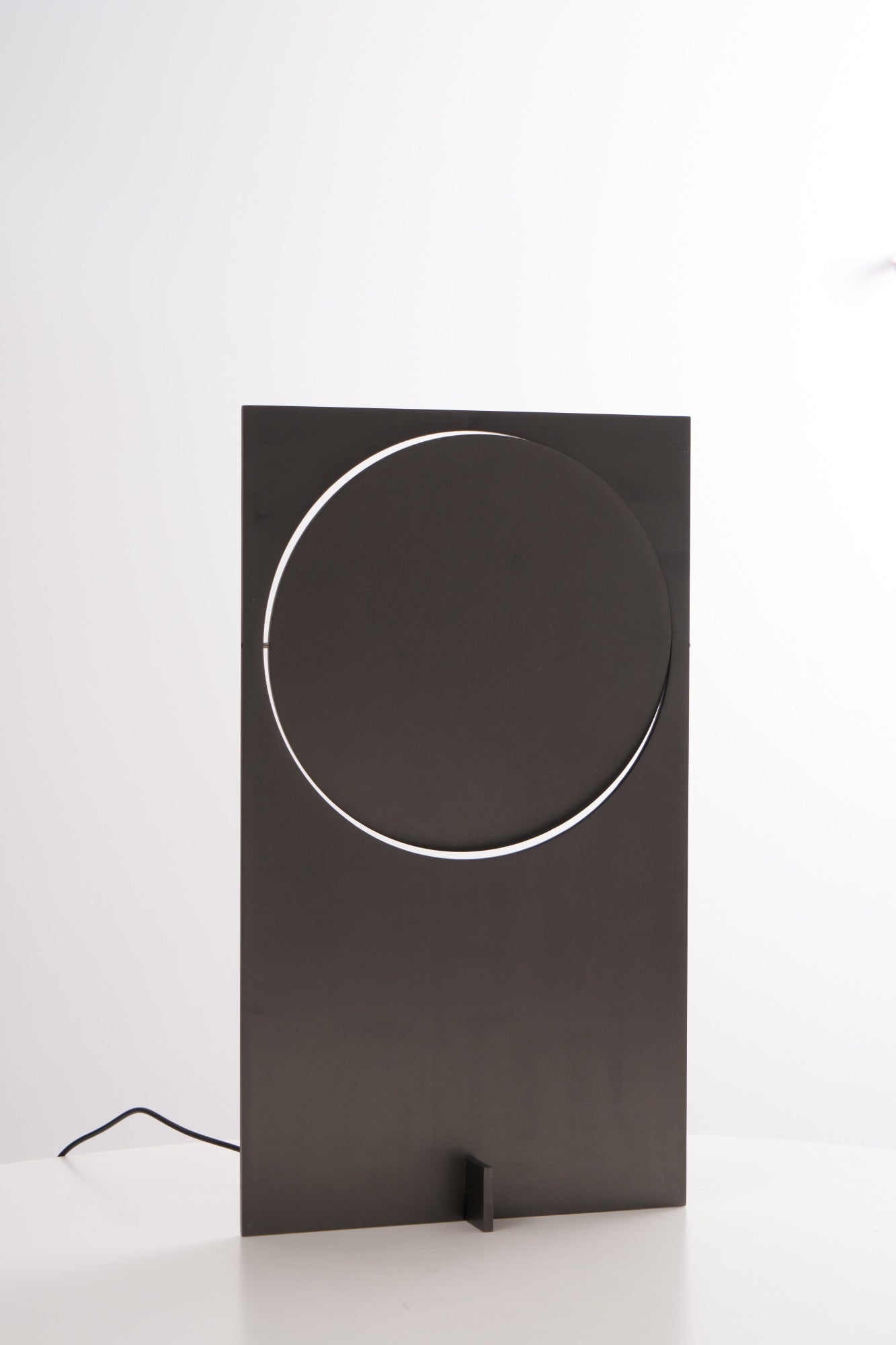 Sixor Steel Futuristic Table Lamp-Neutral Decor