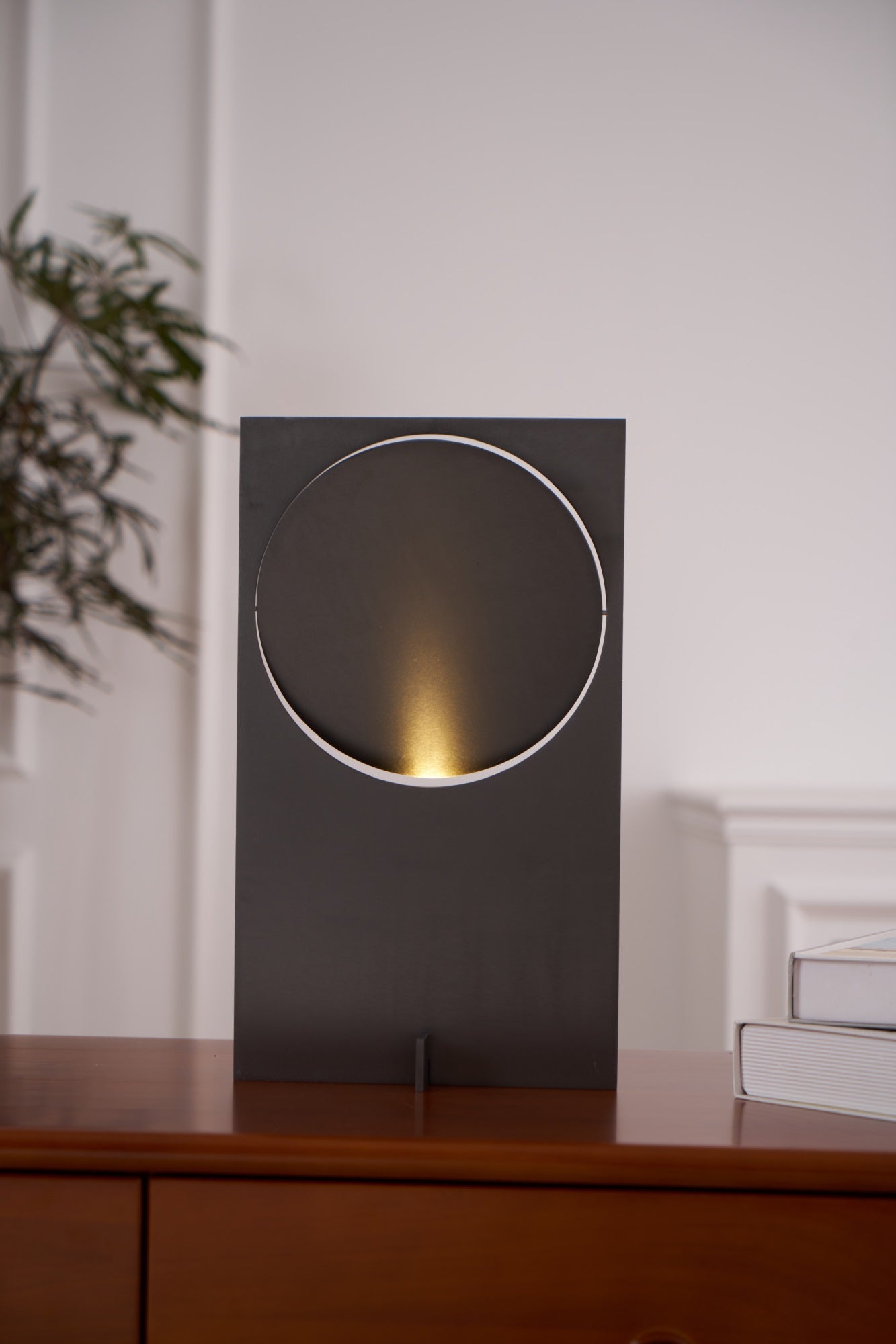 Sixor Steel Futuristic Table Lamp-Neutral Decor