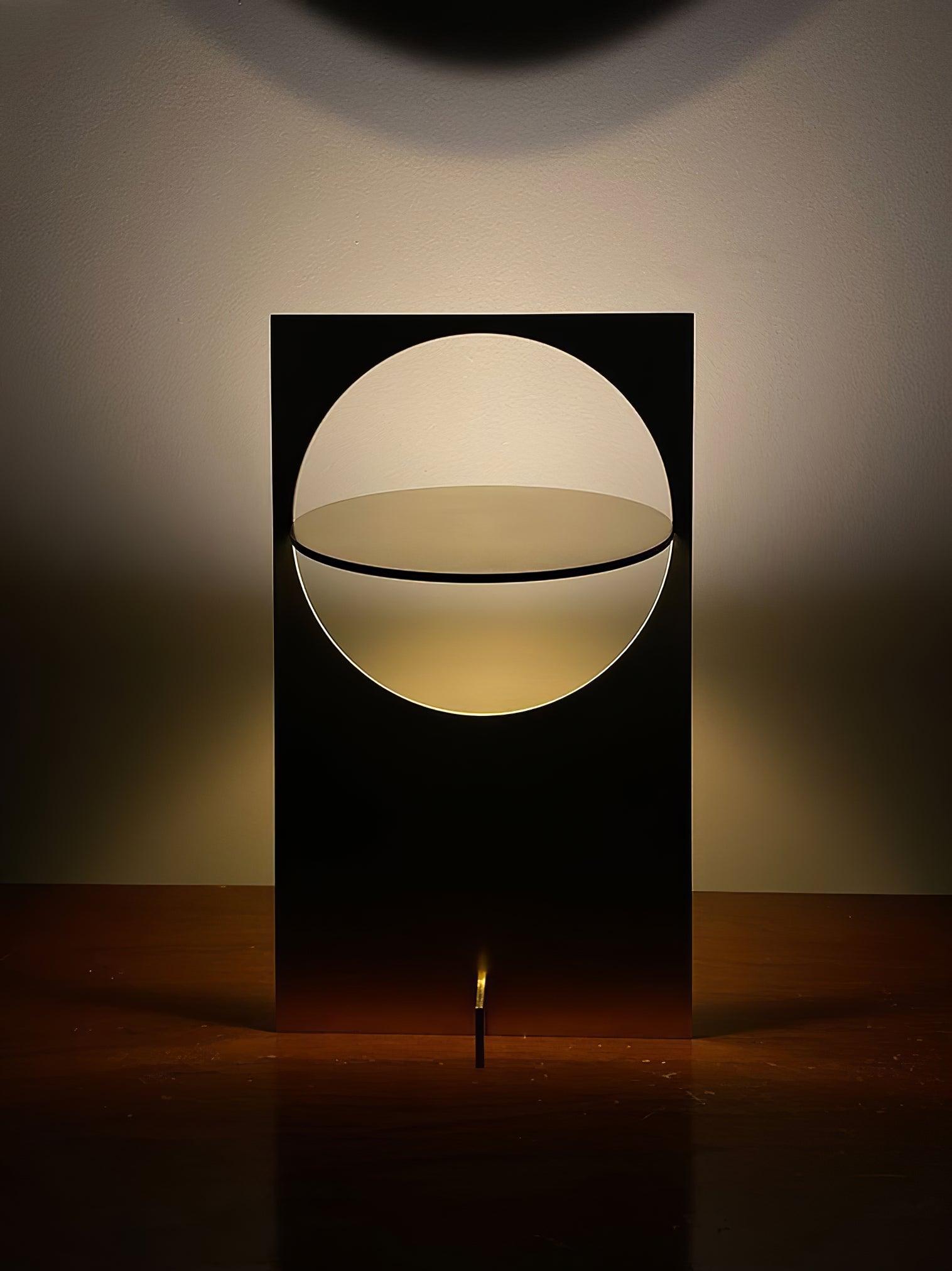 Sixor Steel Futuristic Table Lamp-Neutral Decor