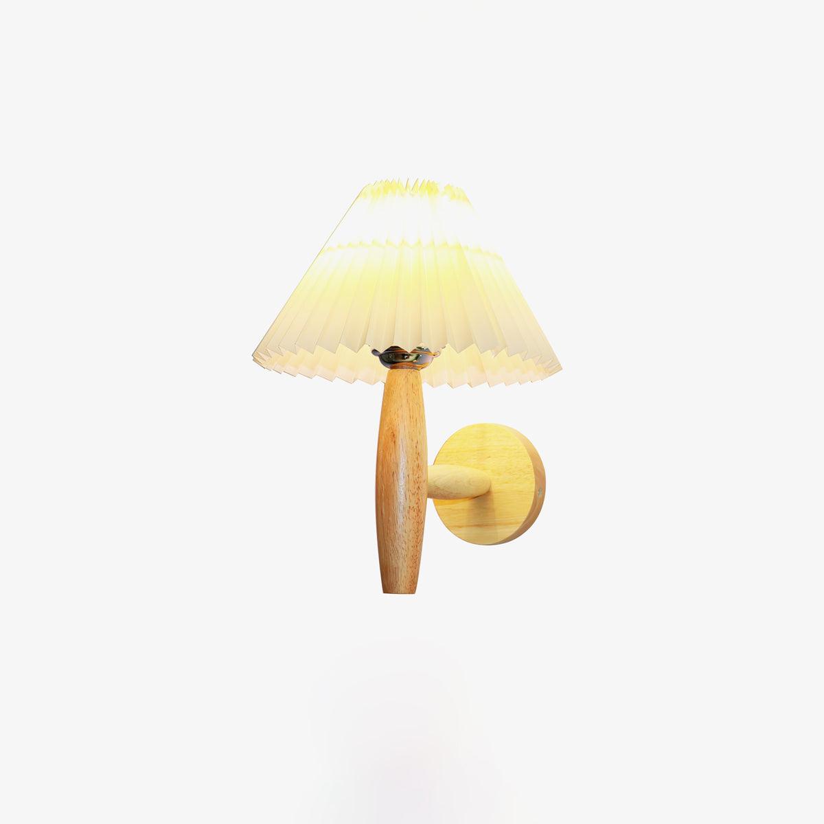 Lincoln Modern Wood Wall Lamp-Neutral Decor