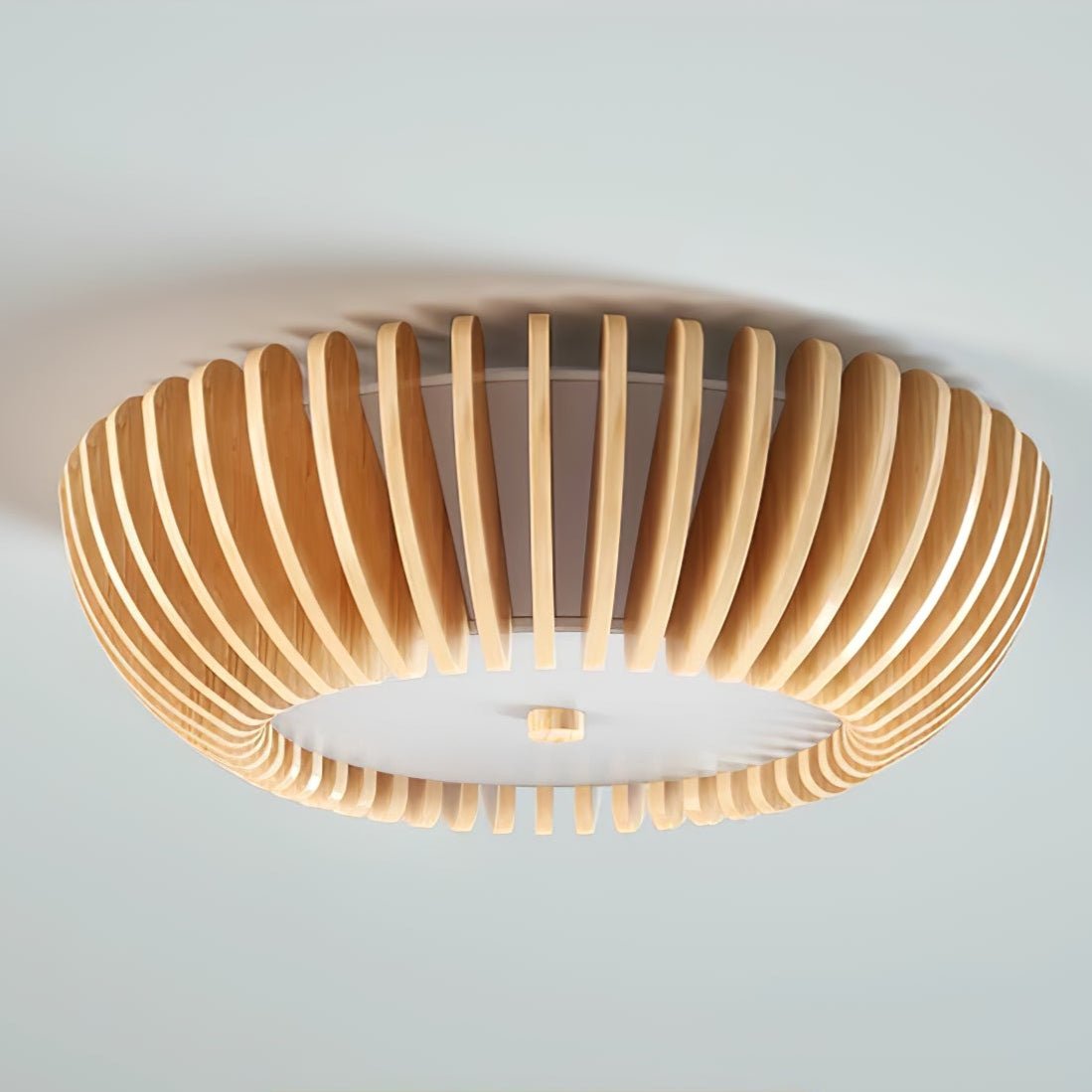 Vezorus Premium Elegance Wood Ceiling Lamp-Neutral Decor