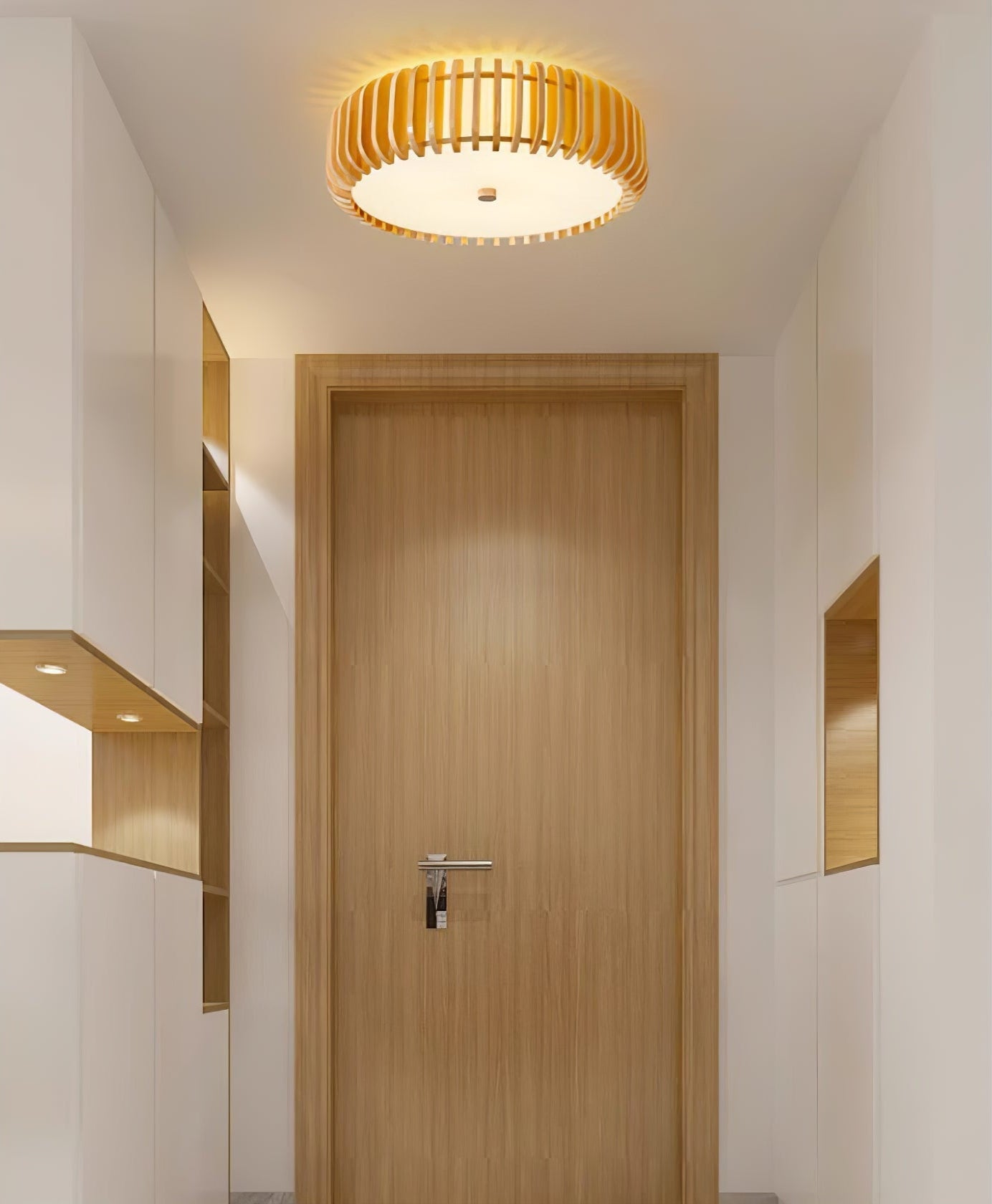 Vezorus Premium Elegance Wood Ceiling Lamp-Neutral Decor