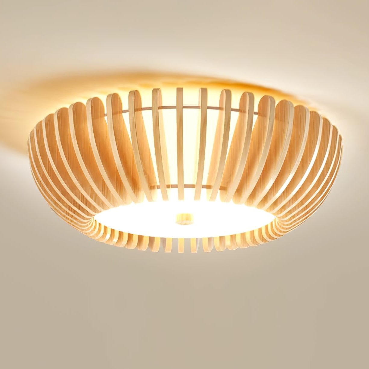 Vezorus Premium Elegance Wood Ceiling Lamp-Neutral Decor