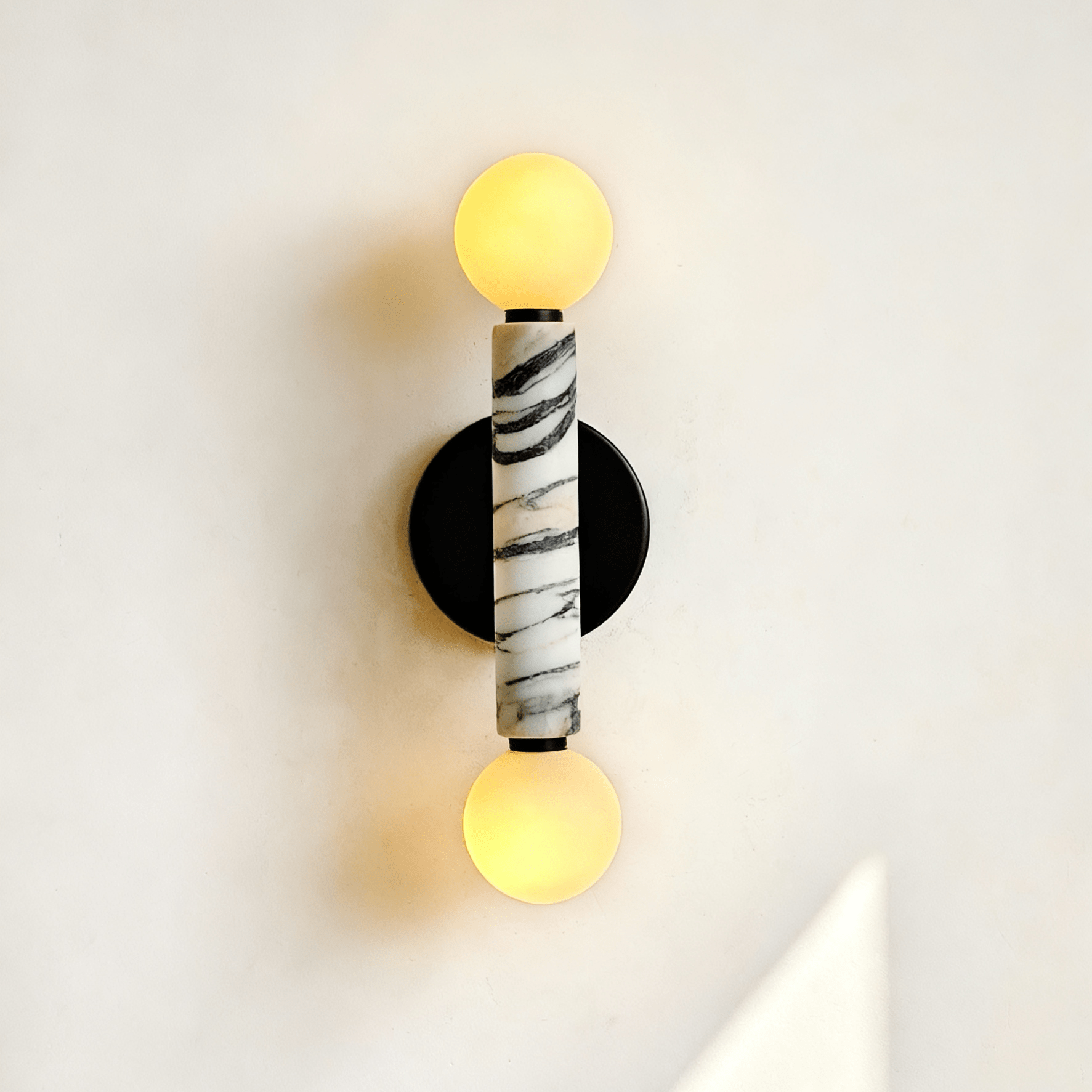 Obelisk Orb Sconce-Neutral Decor