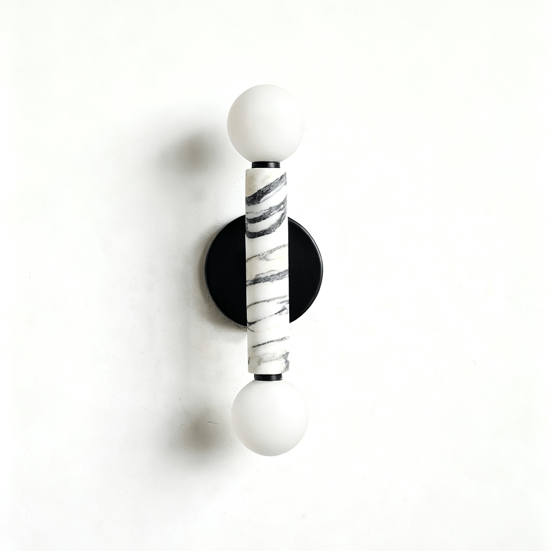 Obelisk Orb Sconce-Neutral Decor