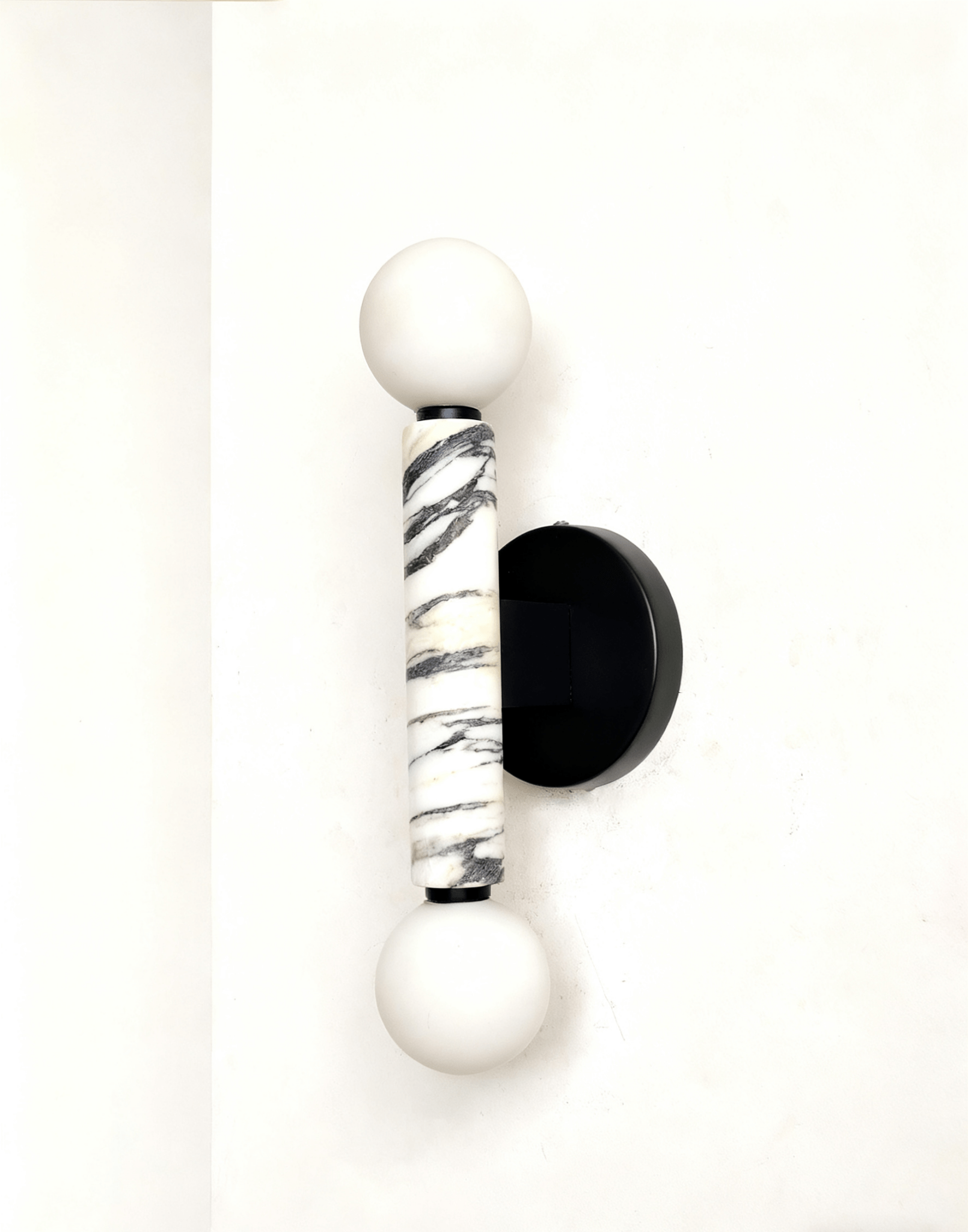 Obelisk Orb Sconce-Neutral Decor