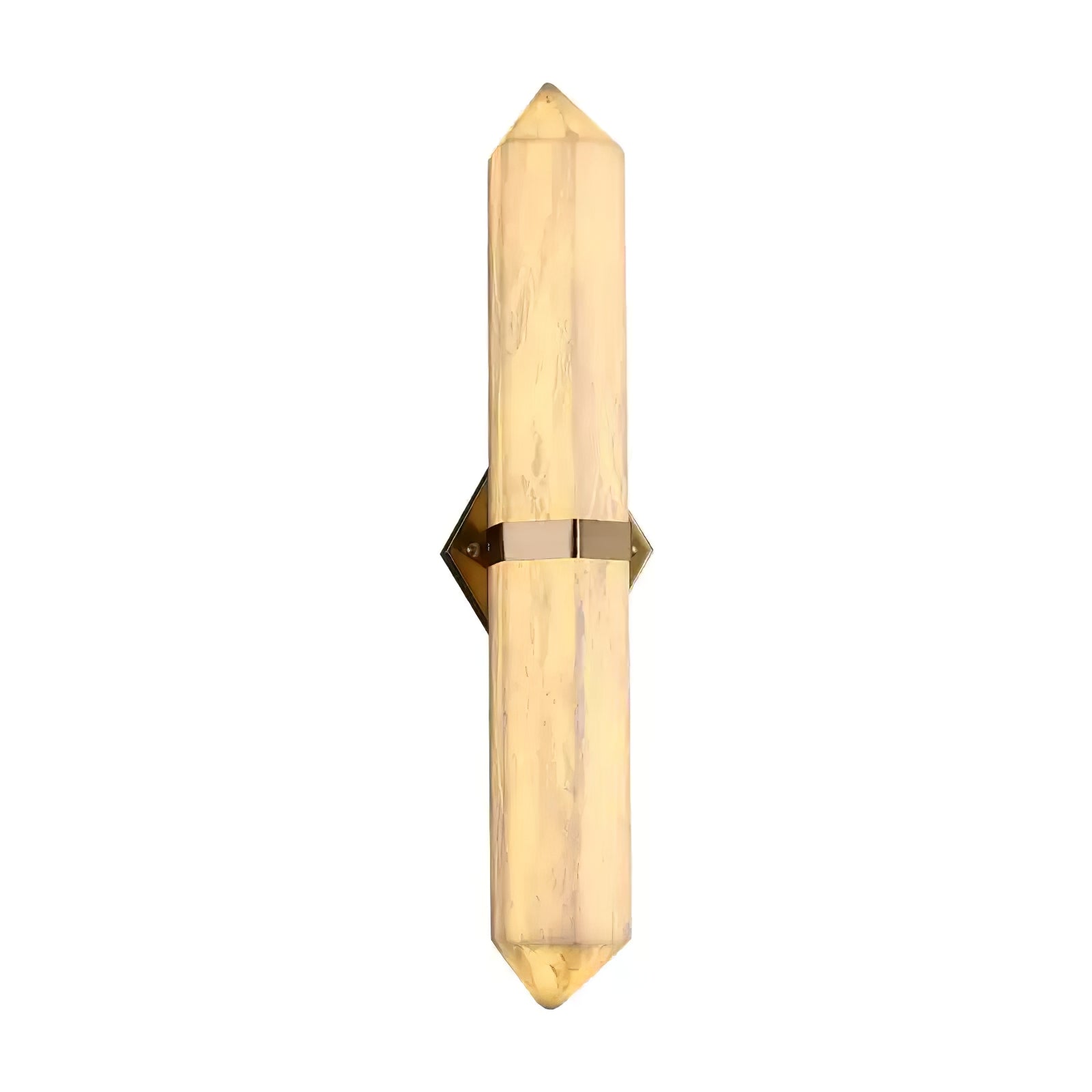Lustra Wall Light Alabaster Brass for Bedroom-Neutral Decor