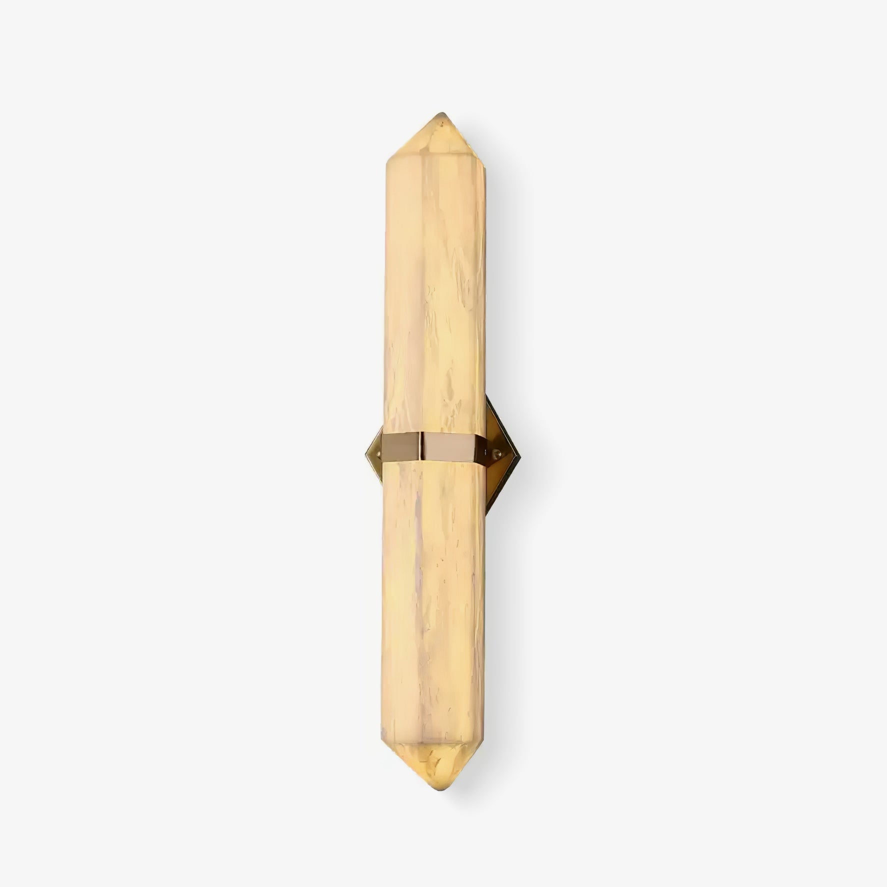 Lustra Wall Light Alabaster Brass for Bedroom-Neutral Decor