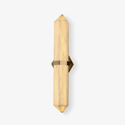 Lustra Wall Light Alabaster Brass for Bedroom-Neutral Decor