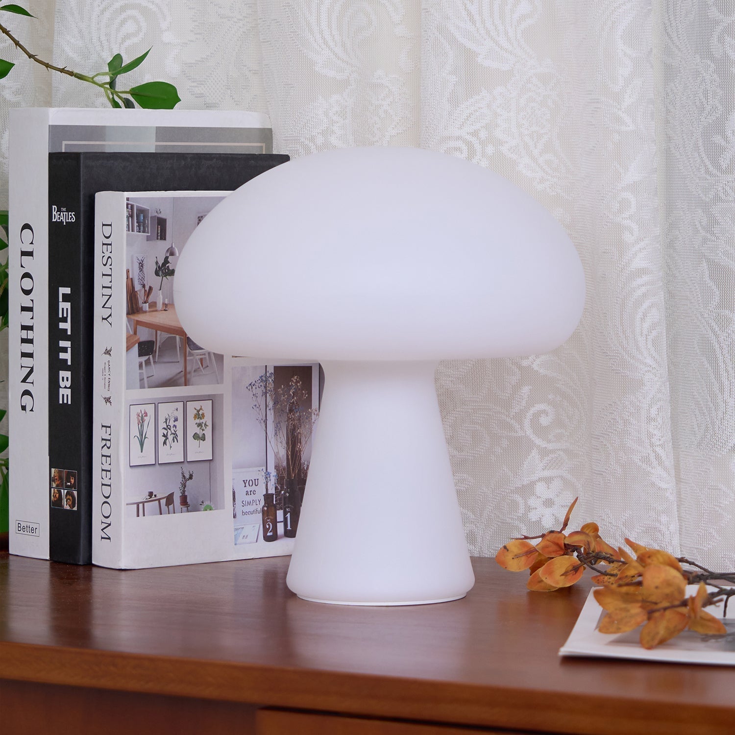 Ombra Glass Whimsical Table Lamp-Neutral Decor
