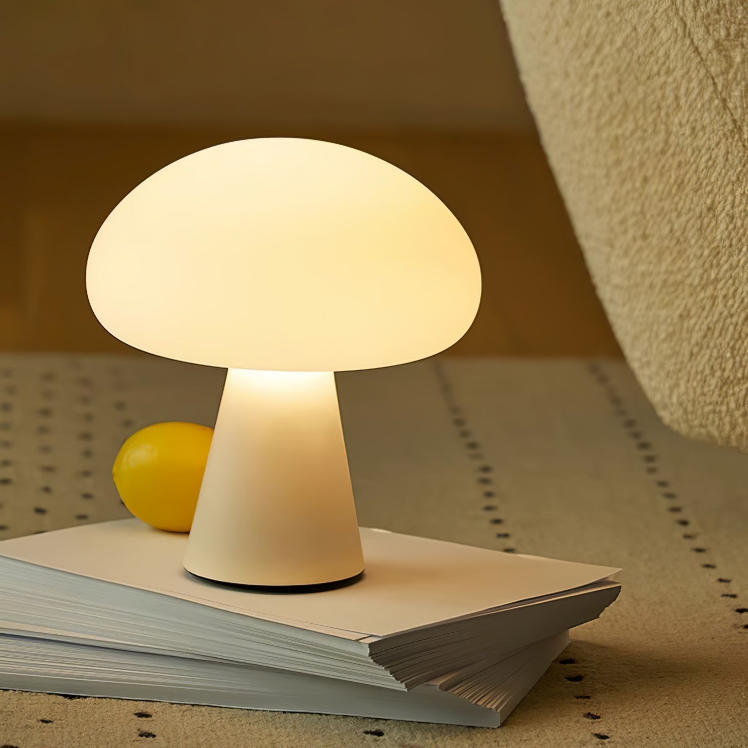 Ombra Glass Whimsical Table Lamp-Neutral Decor