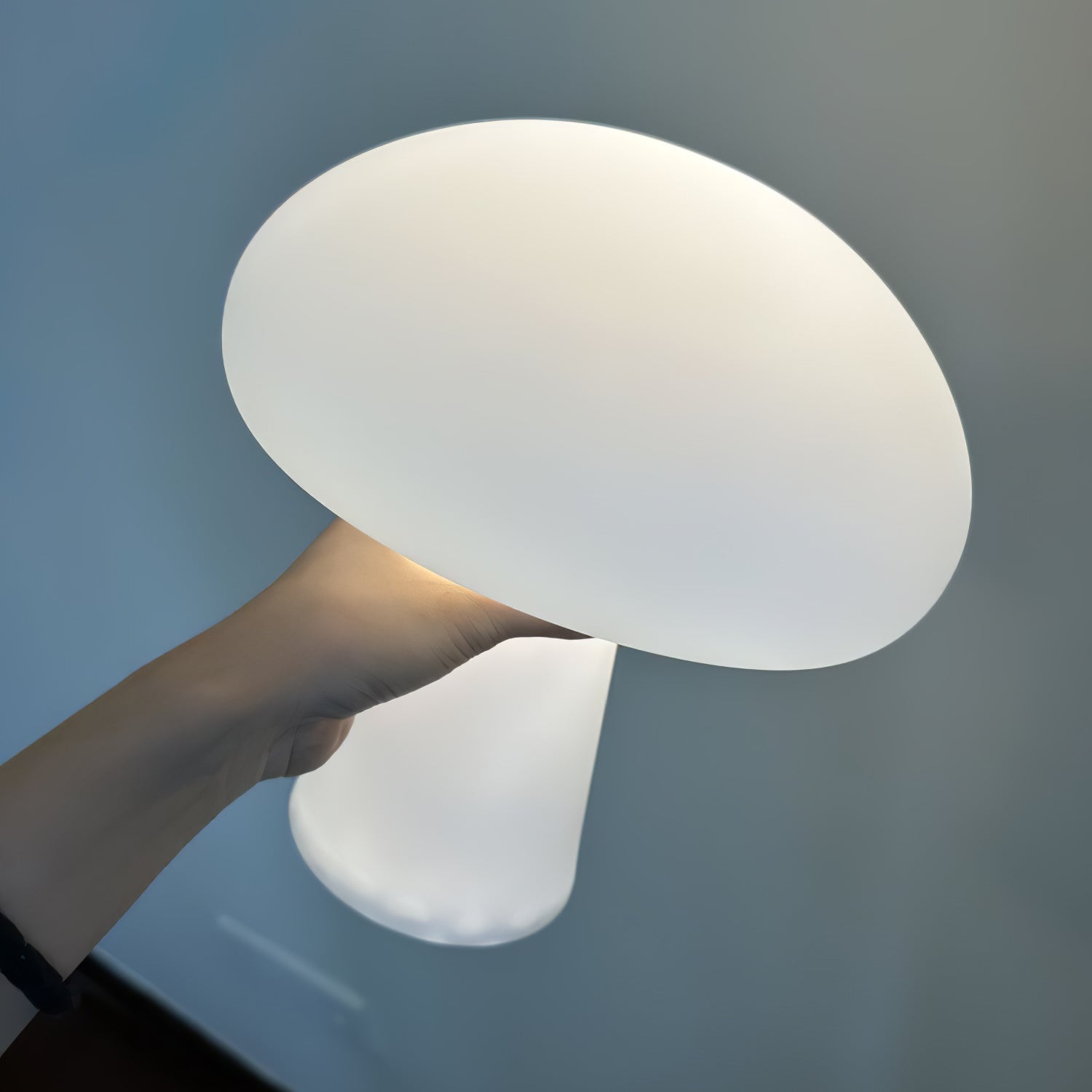 Ombra Glass Whimsical Table Lamp-Neutral Decor