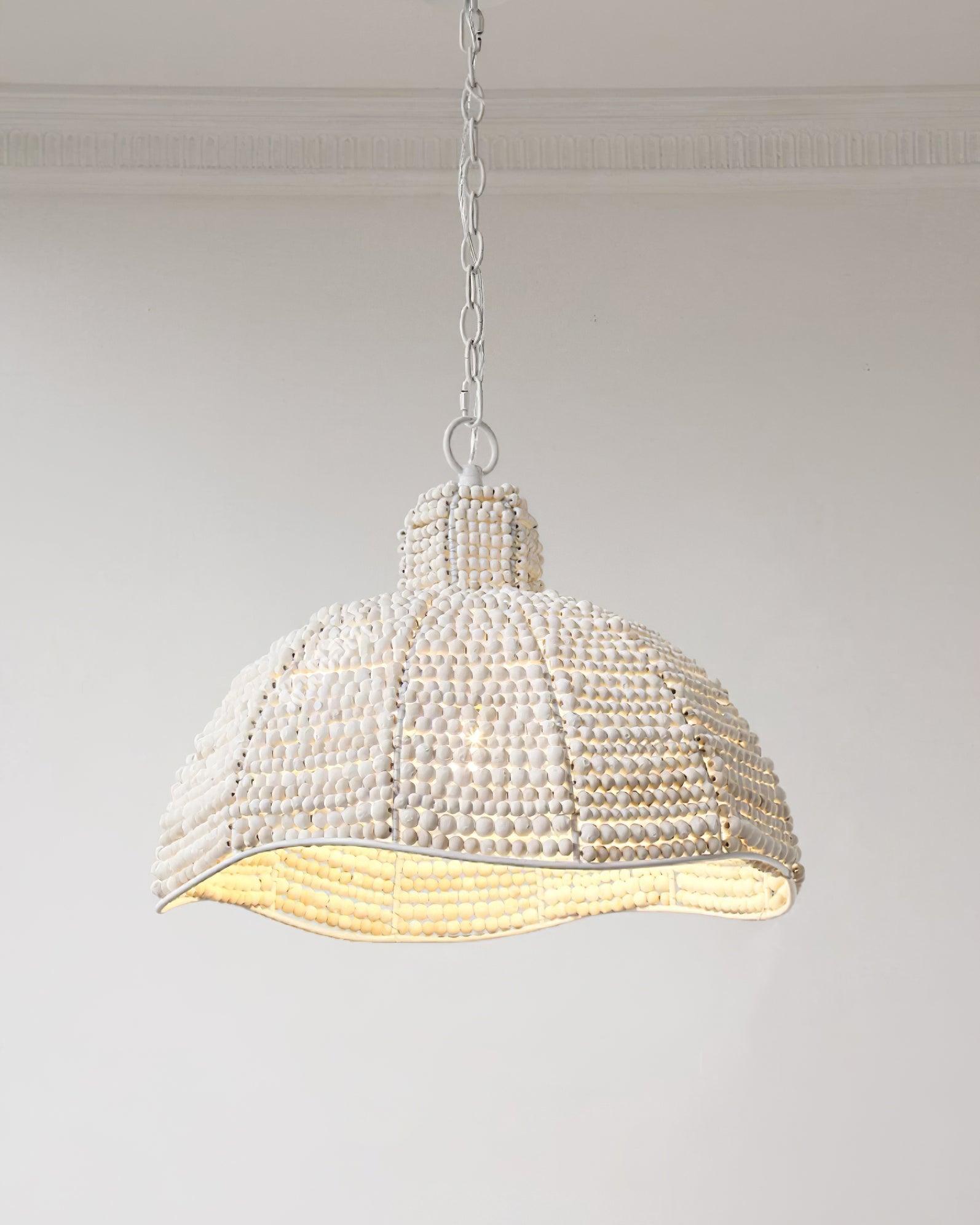 Beadora Contemporary Beads Pendant Lamp-Neutral Decor