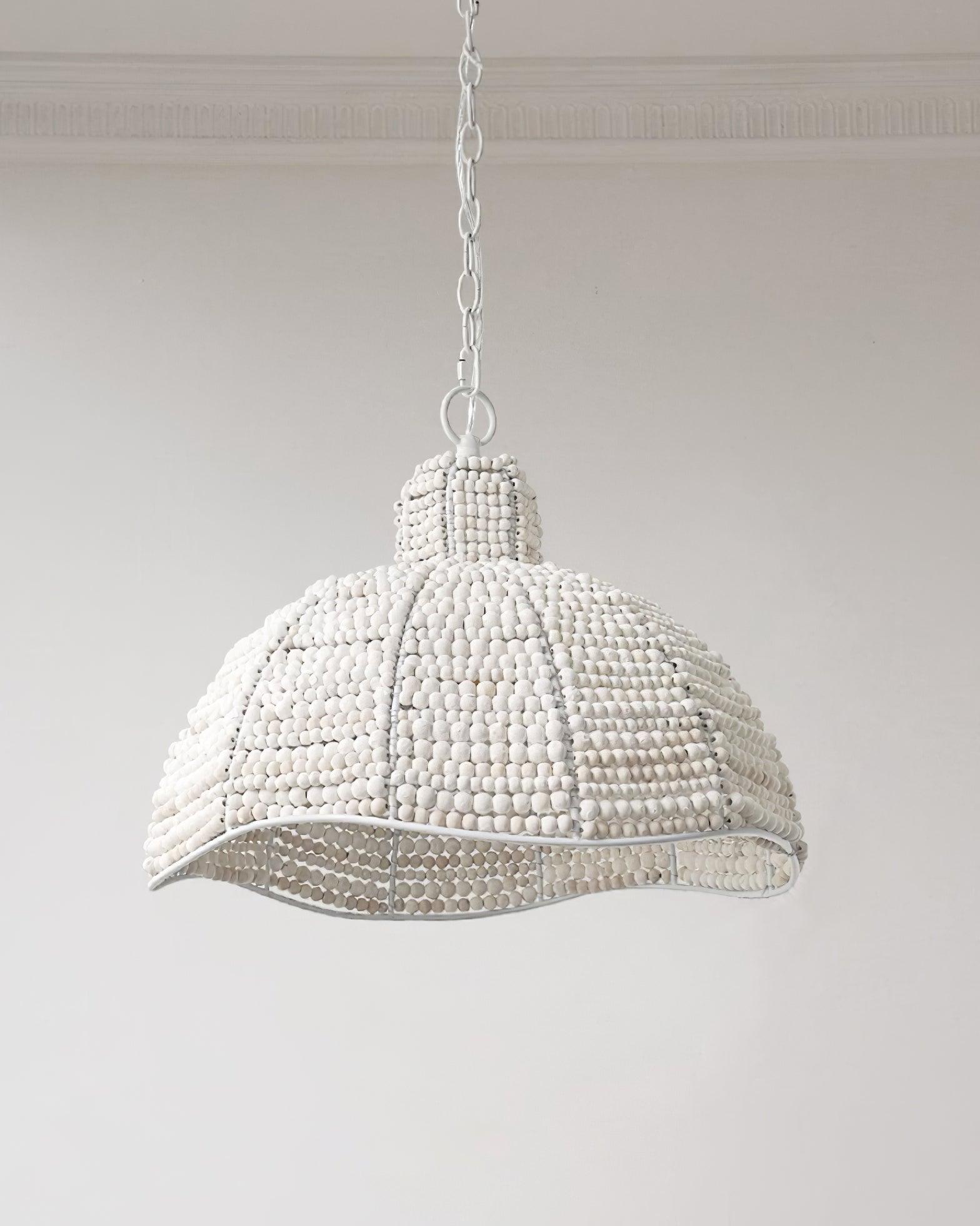 Beadora Contemporary Beads Pendant Lamp-Neutral Decor