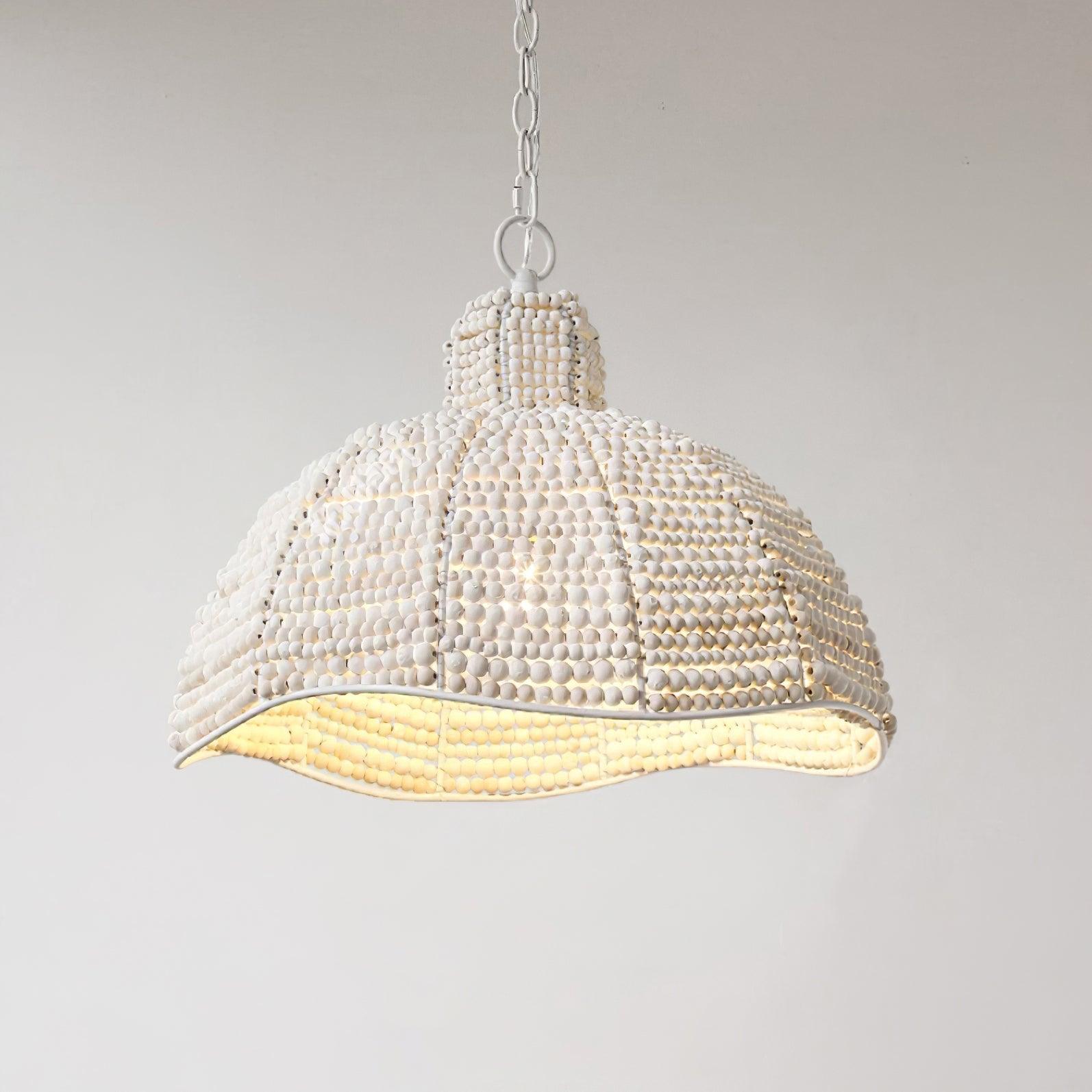 Beadora Contemporary Beads Pendant Lamp-Neutral Decor