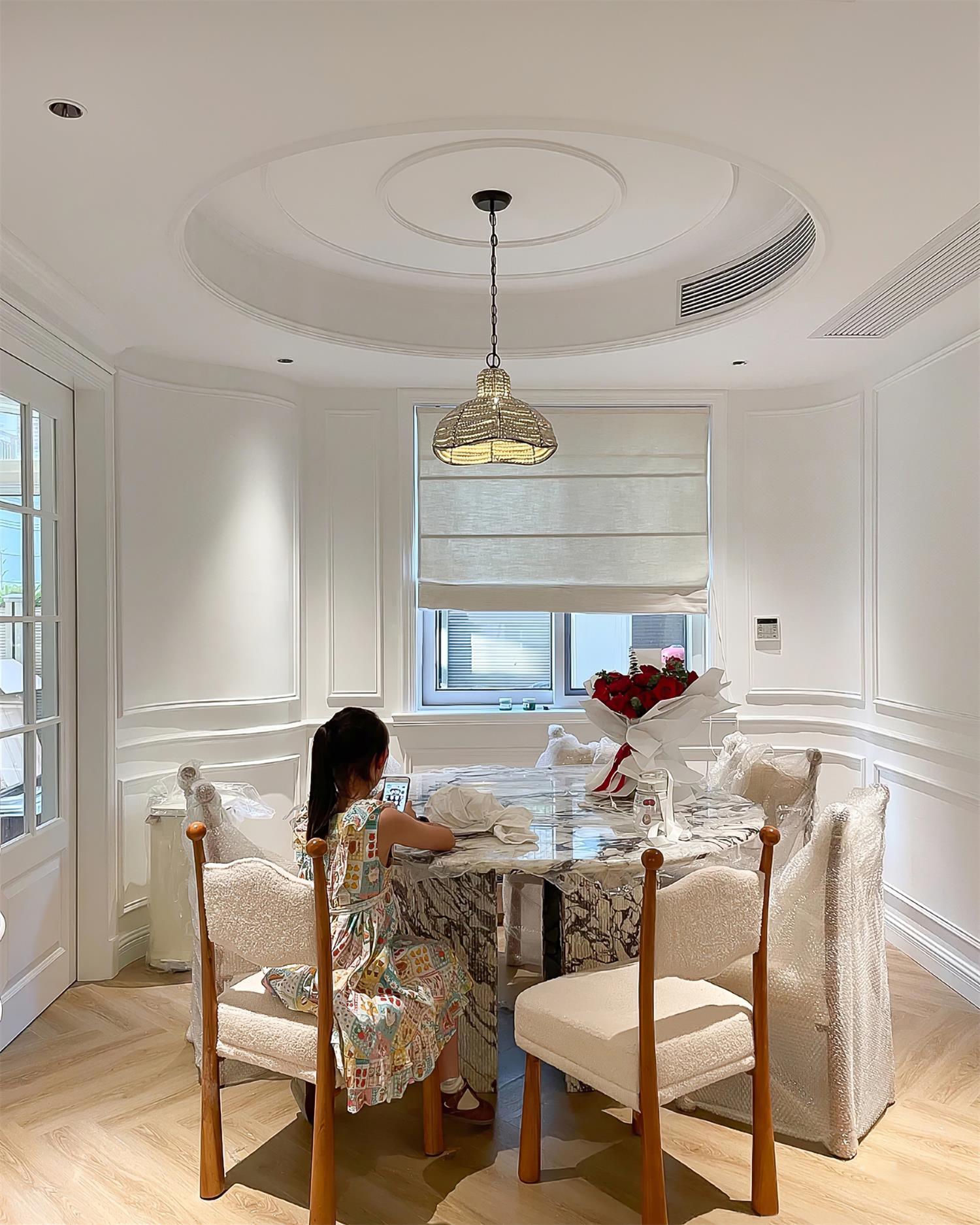 Beadora Contemporary Beads Pendant Lamp-Neutral Decor