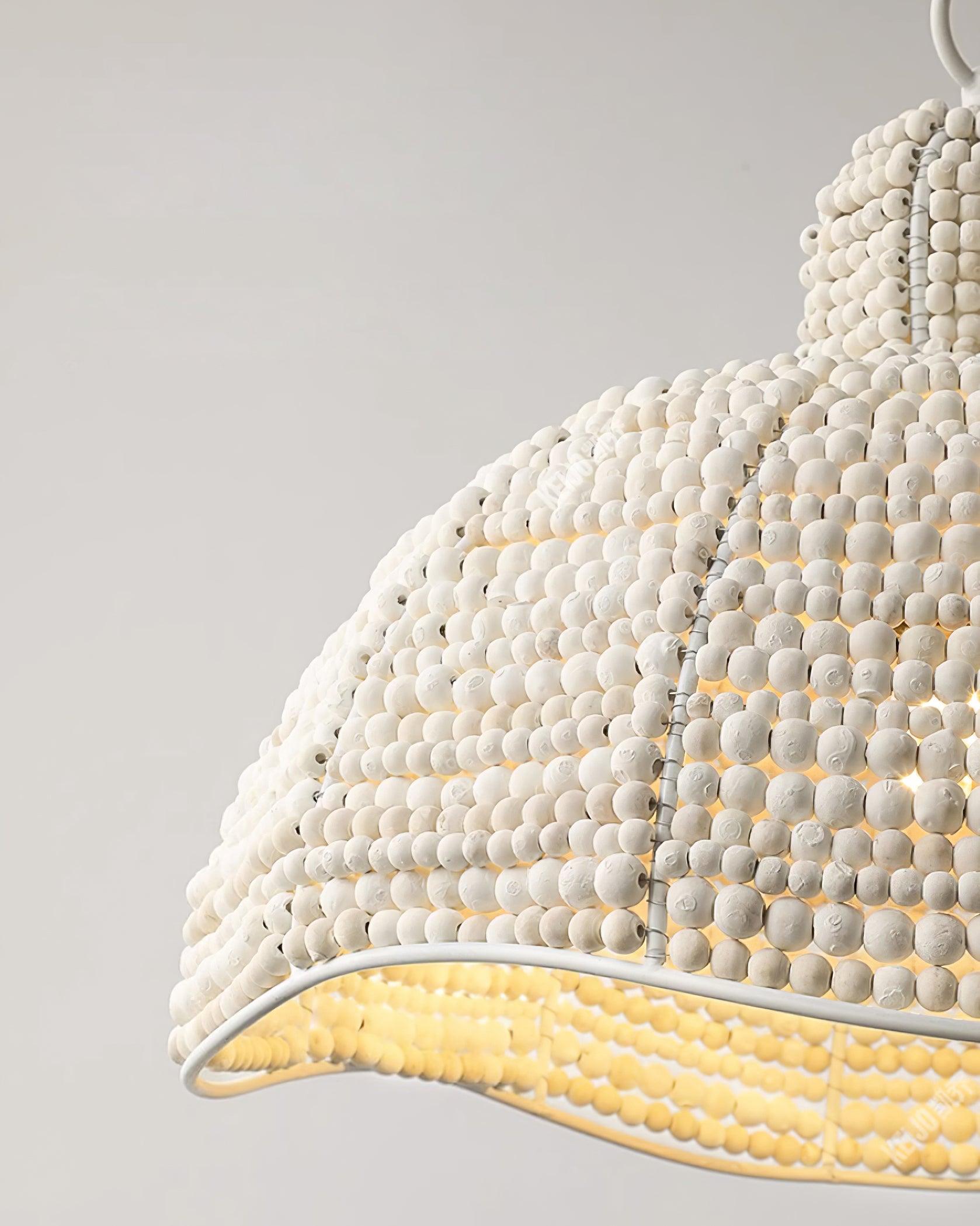 Beadora Contemporary Beads Pendant Lamp-Neutral Decor