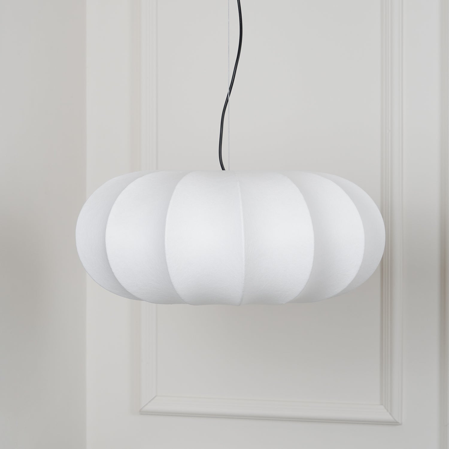 Bovena Silk Traditional Pendant Lamp-Neutral Decor