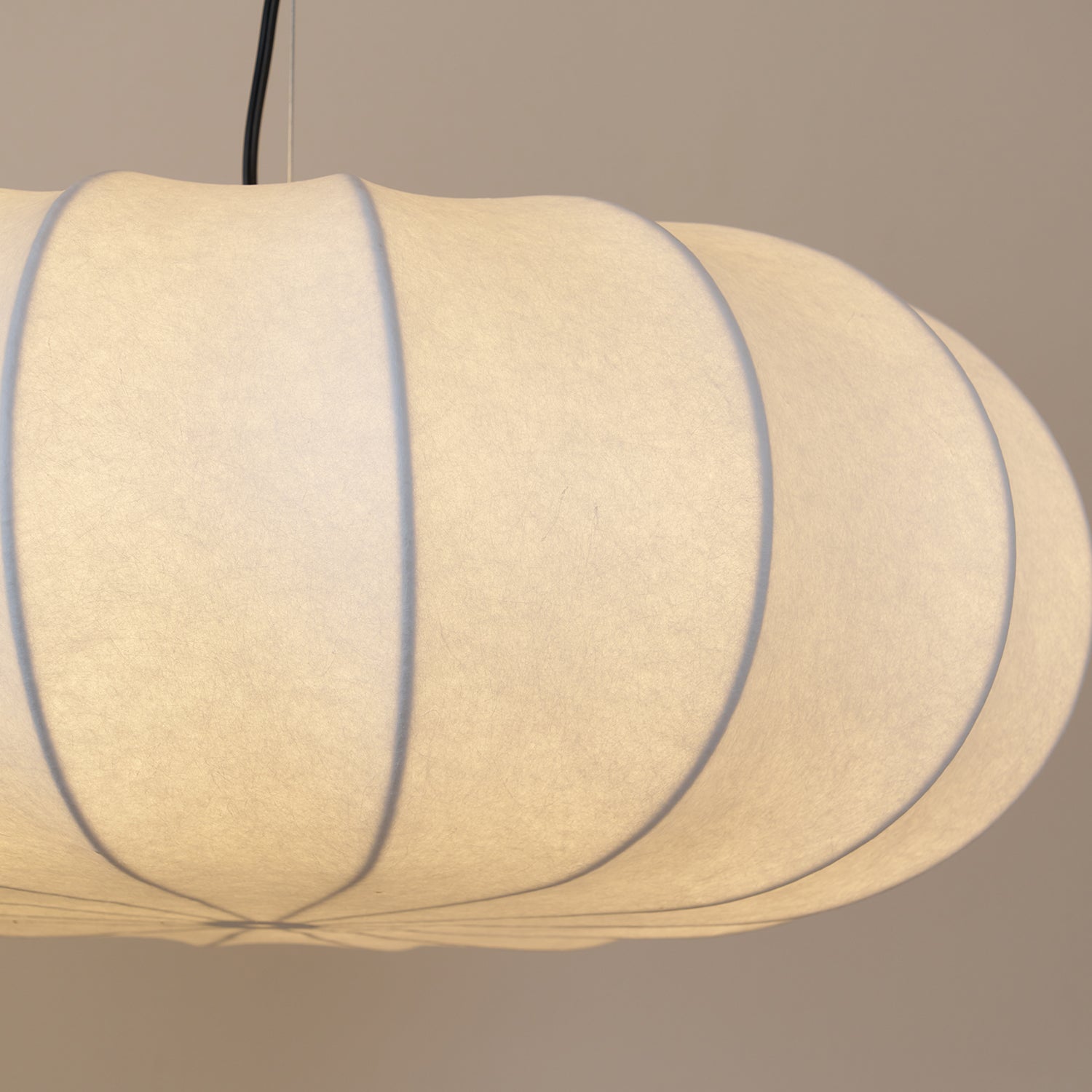 Bovena Silk Traditional Pendant Lamp-Neutral Decor