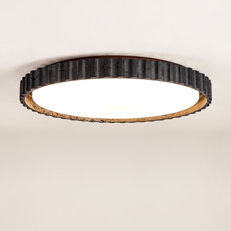Obsidian Aura Ceiling Light-Neutral Decor