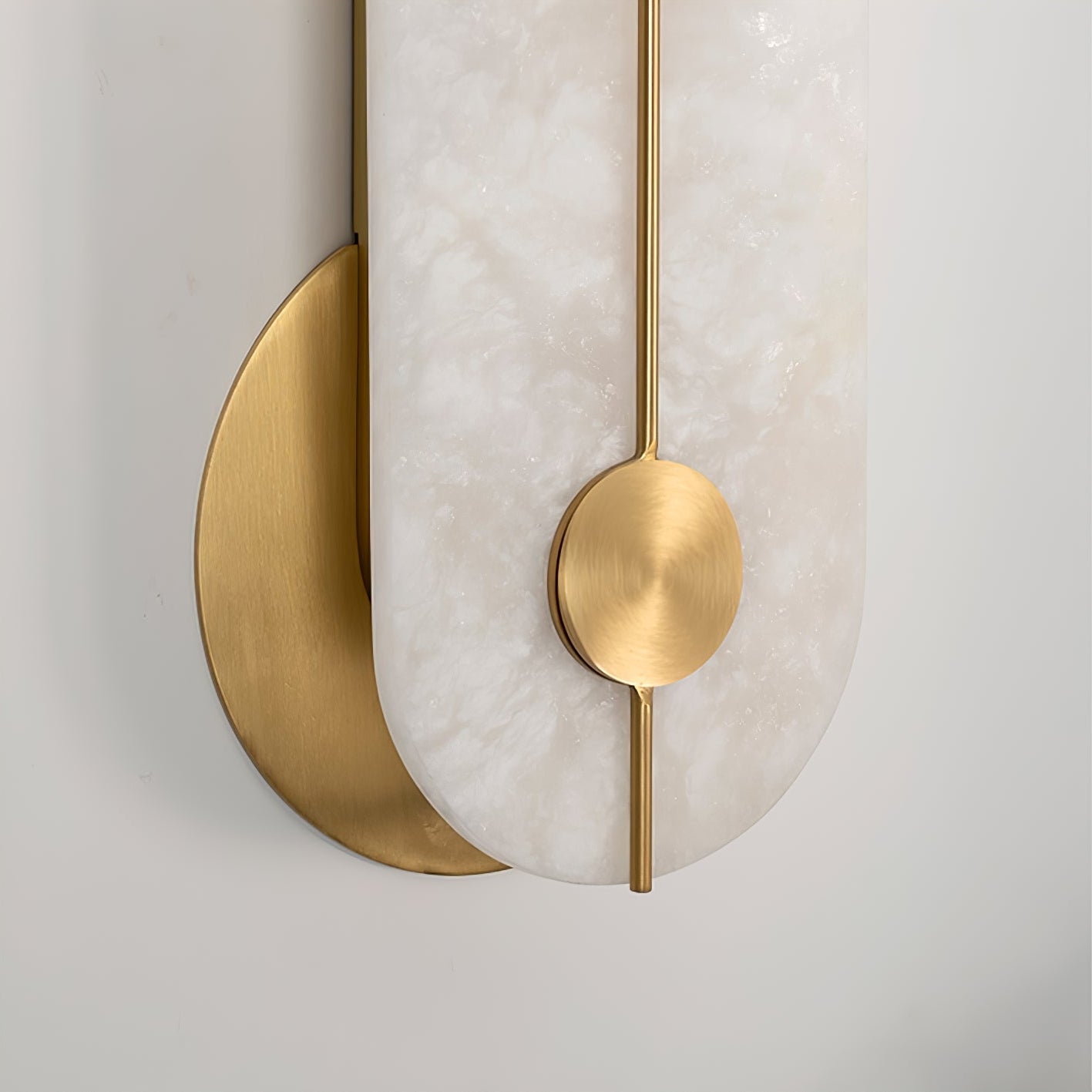 Selene Alabaster Wall Light-Neutral Decor