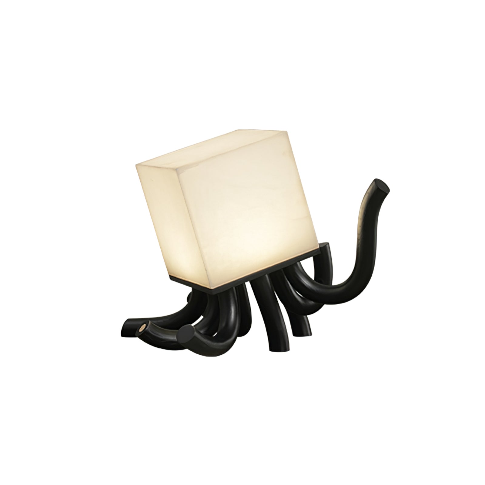 Dravk Tentacle Alabaster Table Lamp-Neutral Decor