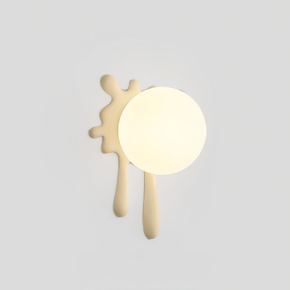 Wall Lamp Abstract Resin Splash Globe