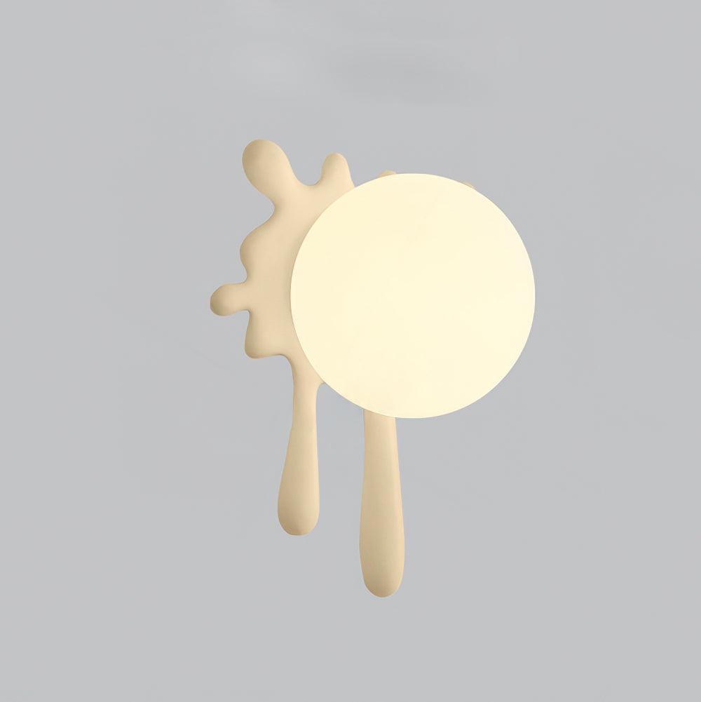 Wall Lamp Abstract Resin Splash Globe