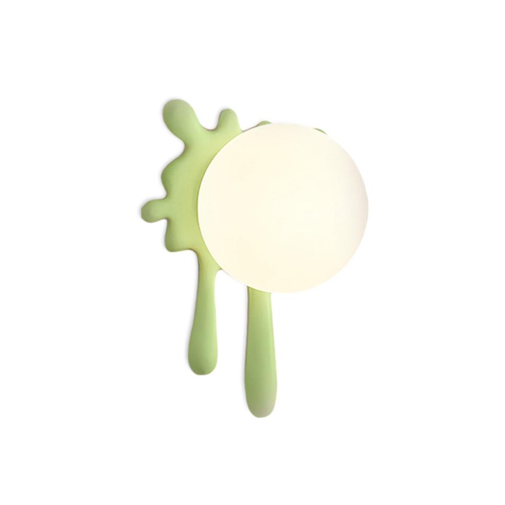 Wall Lamp Abstract Resin Splash Globe