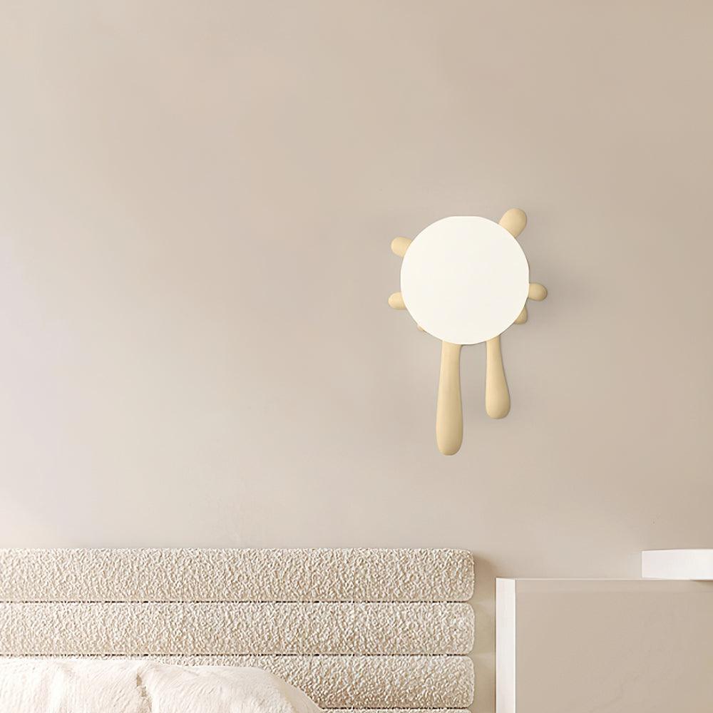 Wall Lamp Abstract Resin Splash Globe