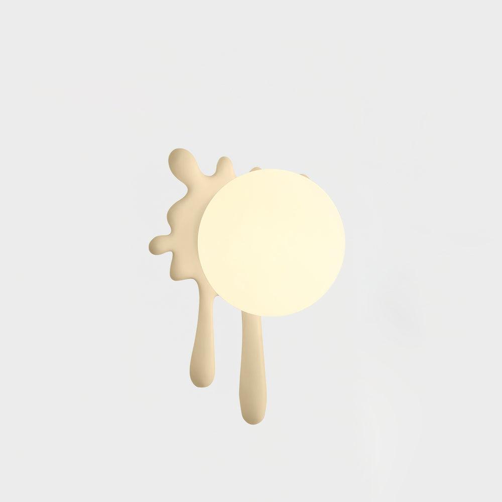 Wall Lamp Abstract Resin Splash Globe