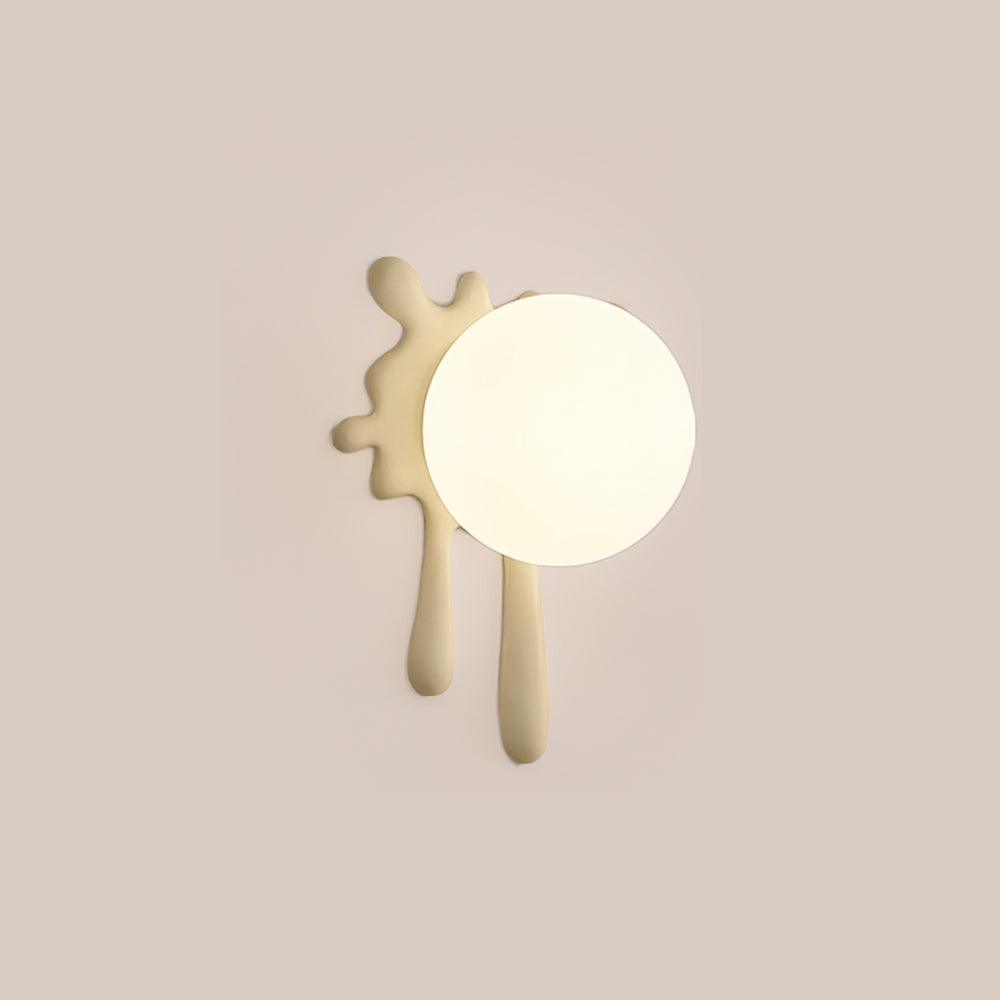 Wall Lamp Abstract Resin Splash Globe