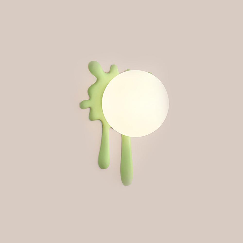 Wall Lamp Abstract Resin Splash Globe