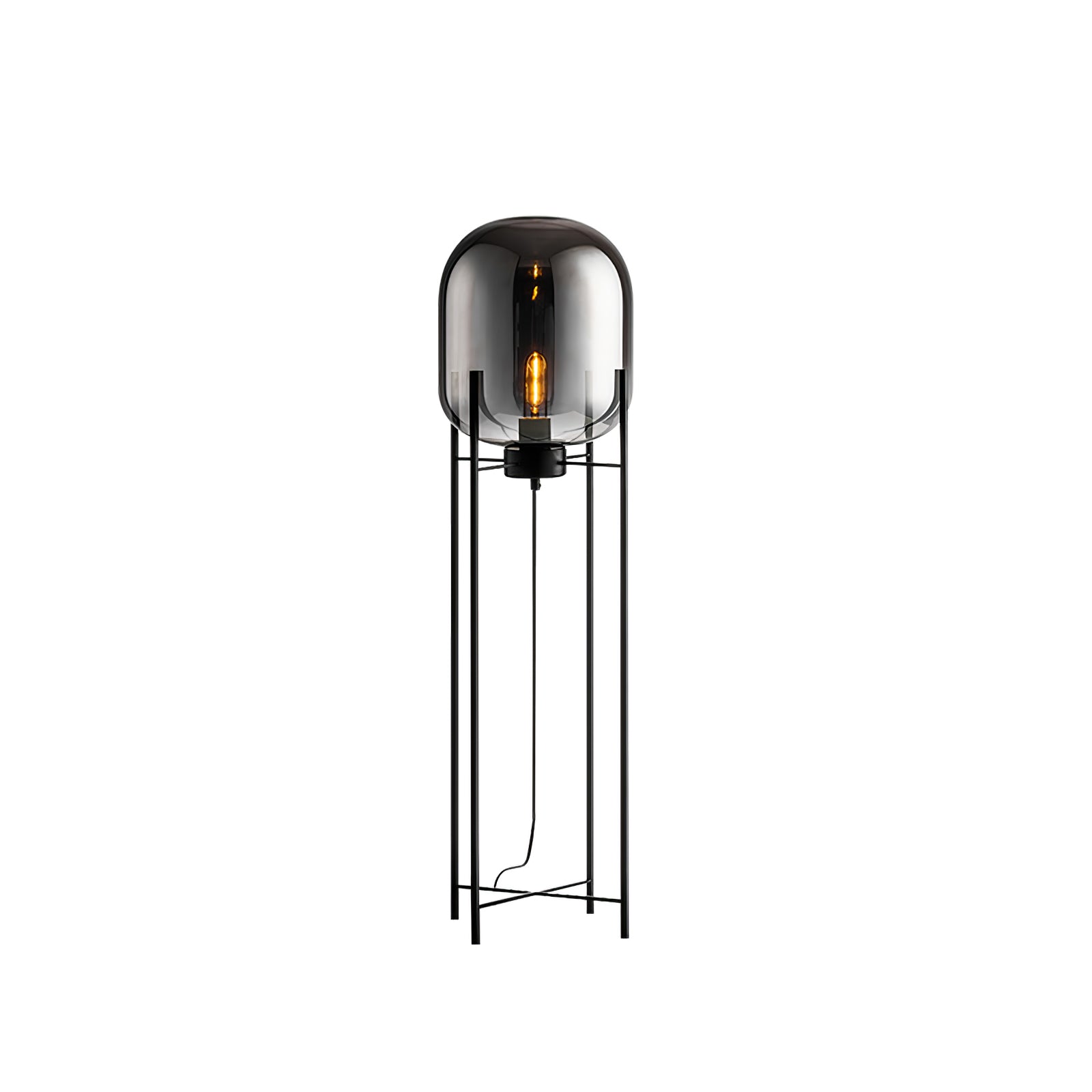 Fioris Glass Industrial Floor lamp-Neutral Decor
