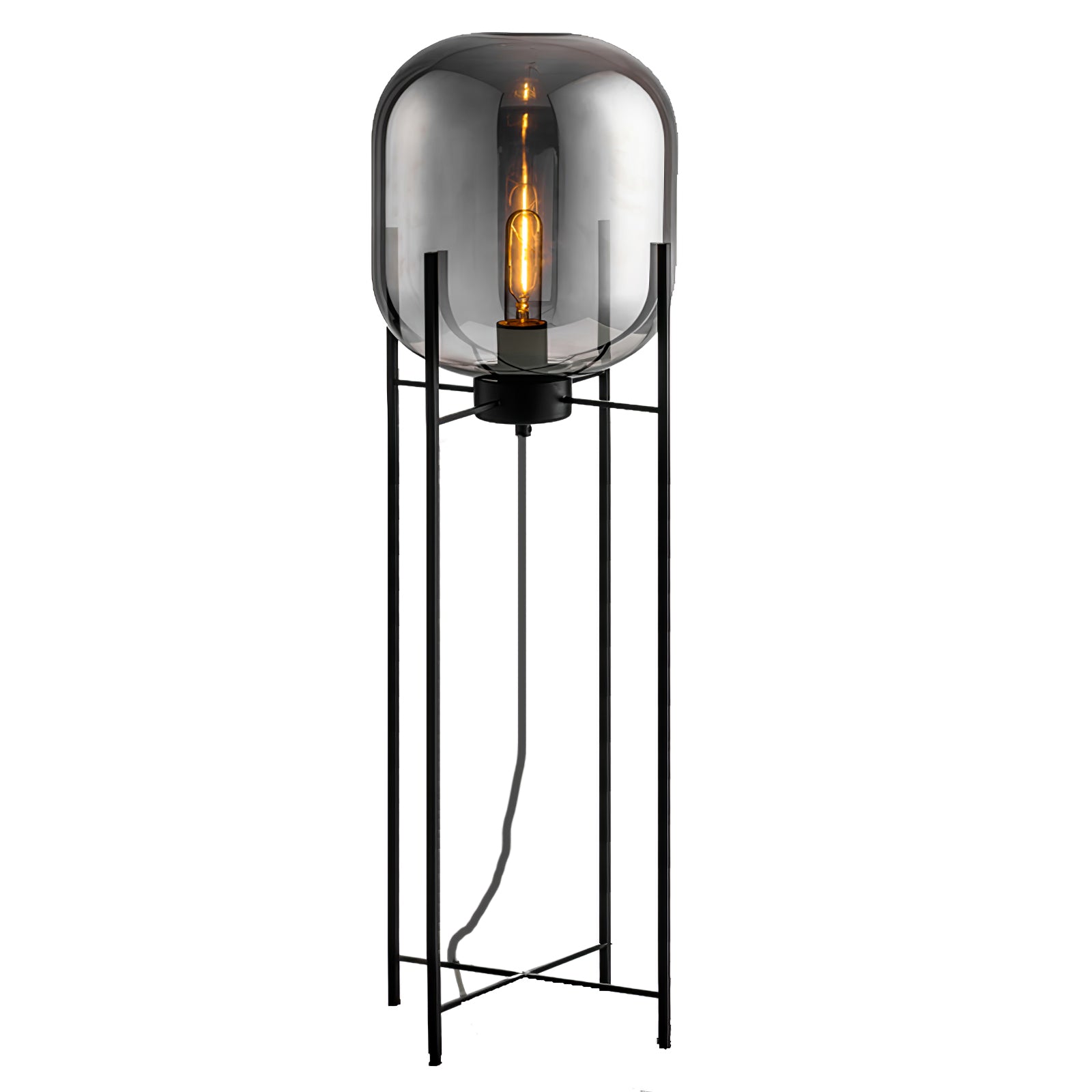 Fioris Glass Industrial Floor lamp-Neutral Decor