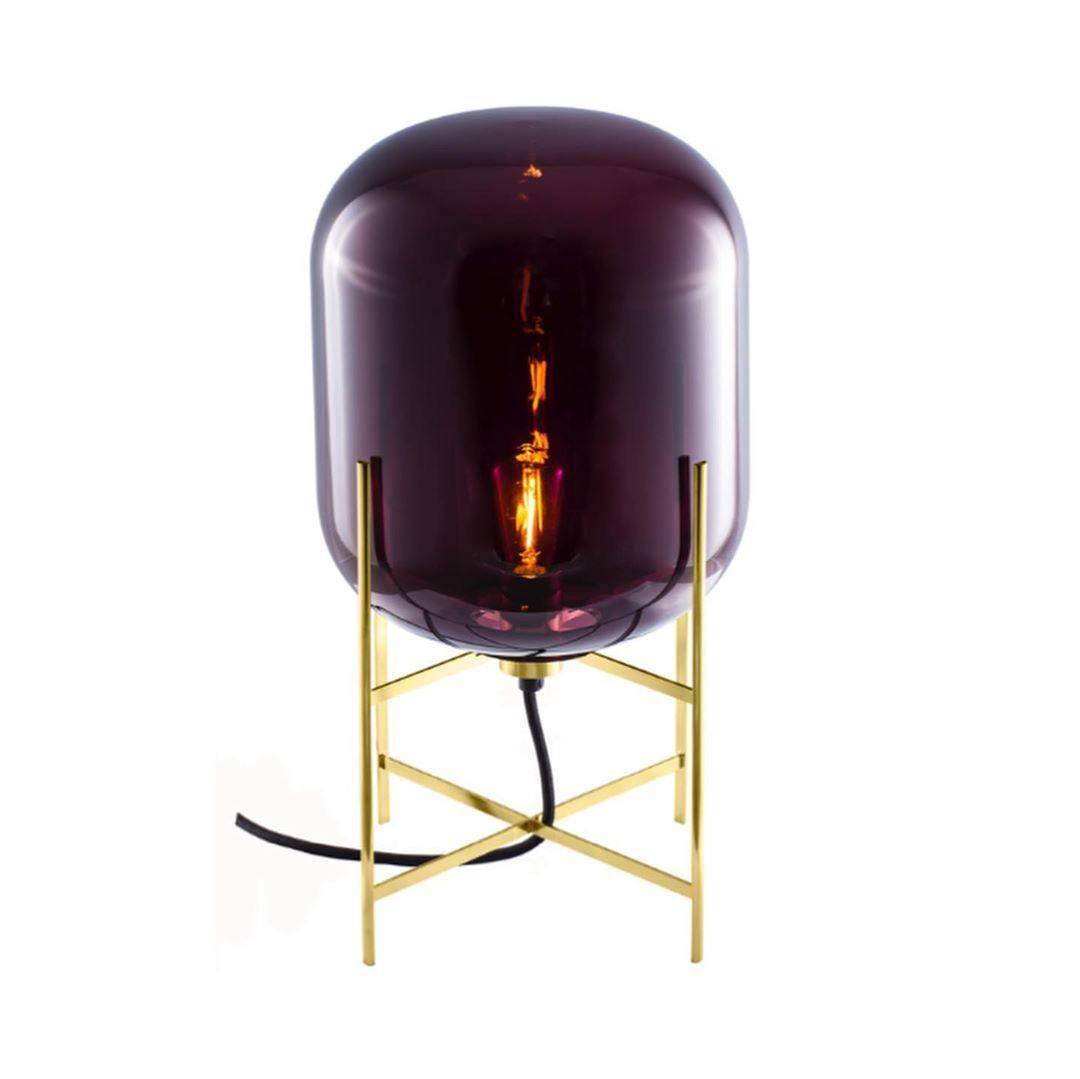 Gareth Glass Industrial Table Lamp-Neutral Decor